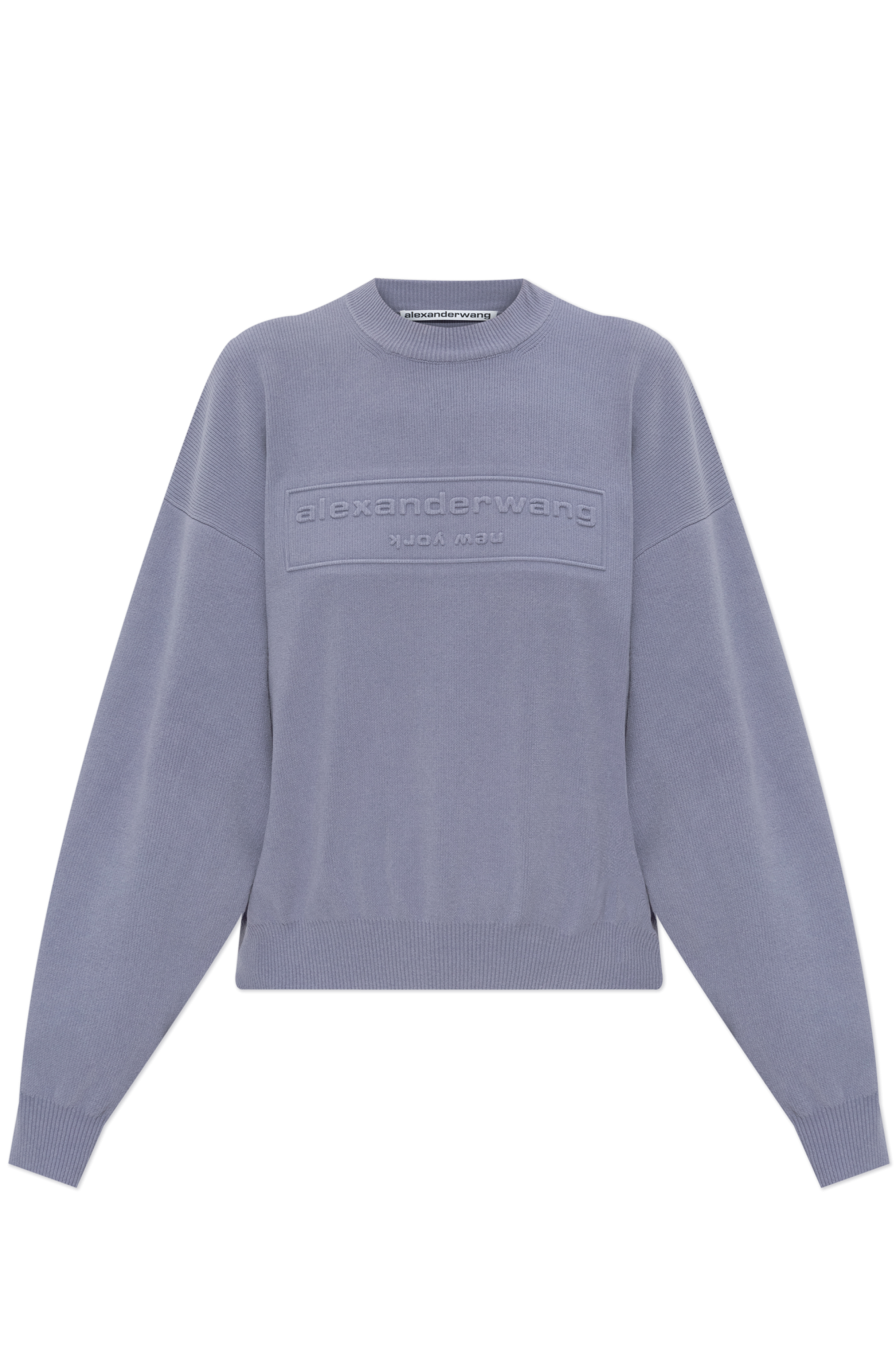Alexander Wang Sweter Z Wypukłym Logo, Kobiety, Fioletowy