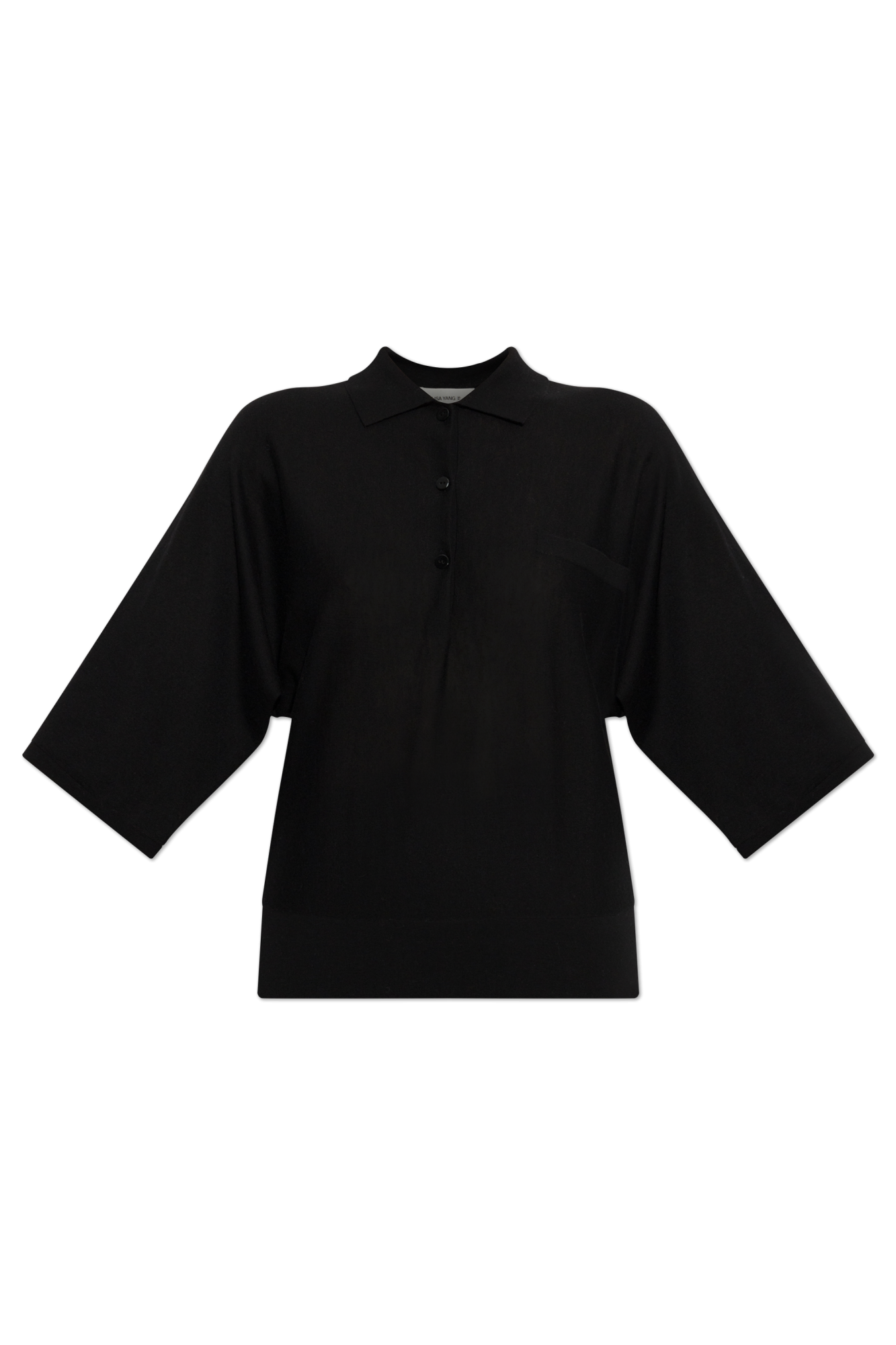 Lisa Yang Kaszmirowe Polo ‘Norie’, Kobiety, Czarny