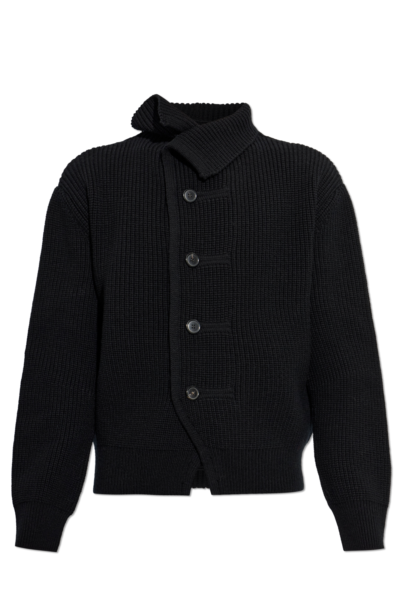 Dries Van Noten Kardigan `Marino`, Mężczyźni, Czarny