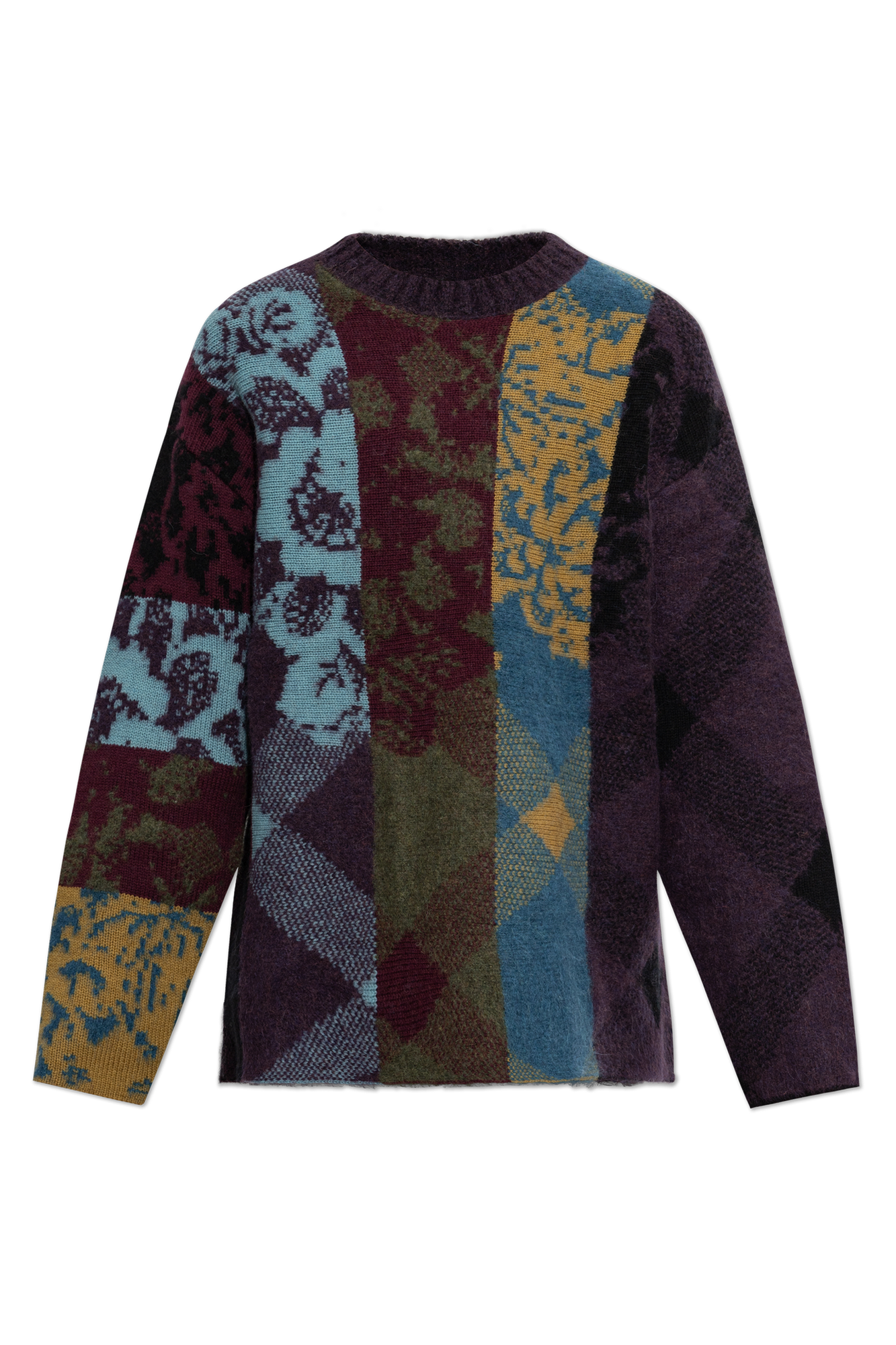 Dries Van Noten Wełniany Sweter ‘Matadi’, Mężczyźni, Multikolor