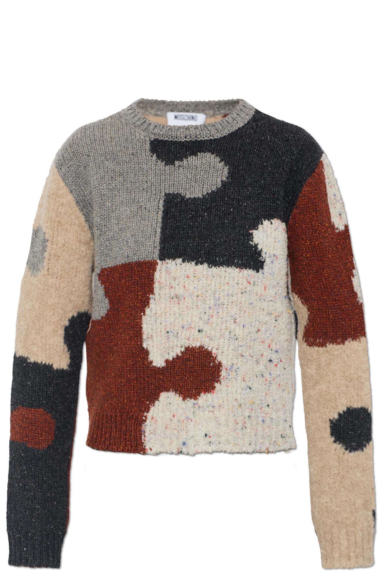 Moschino Sweter Z Okrągłym Dekoltem, Kobiety, Multikolor