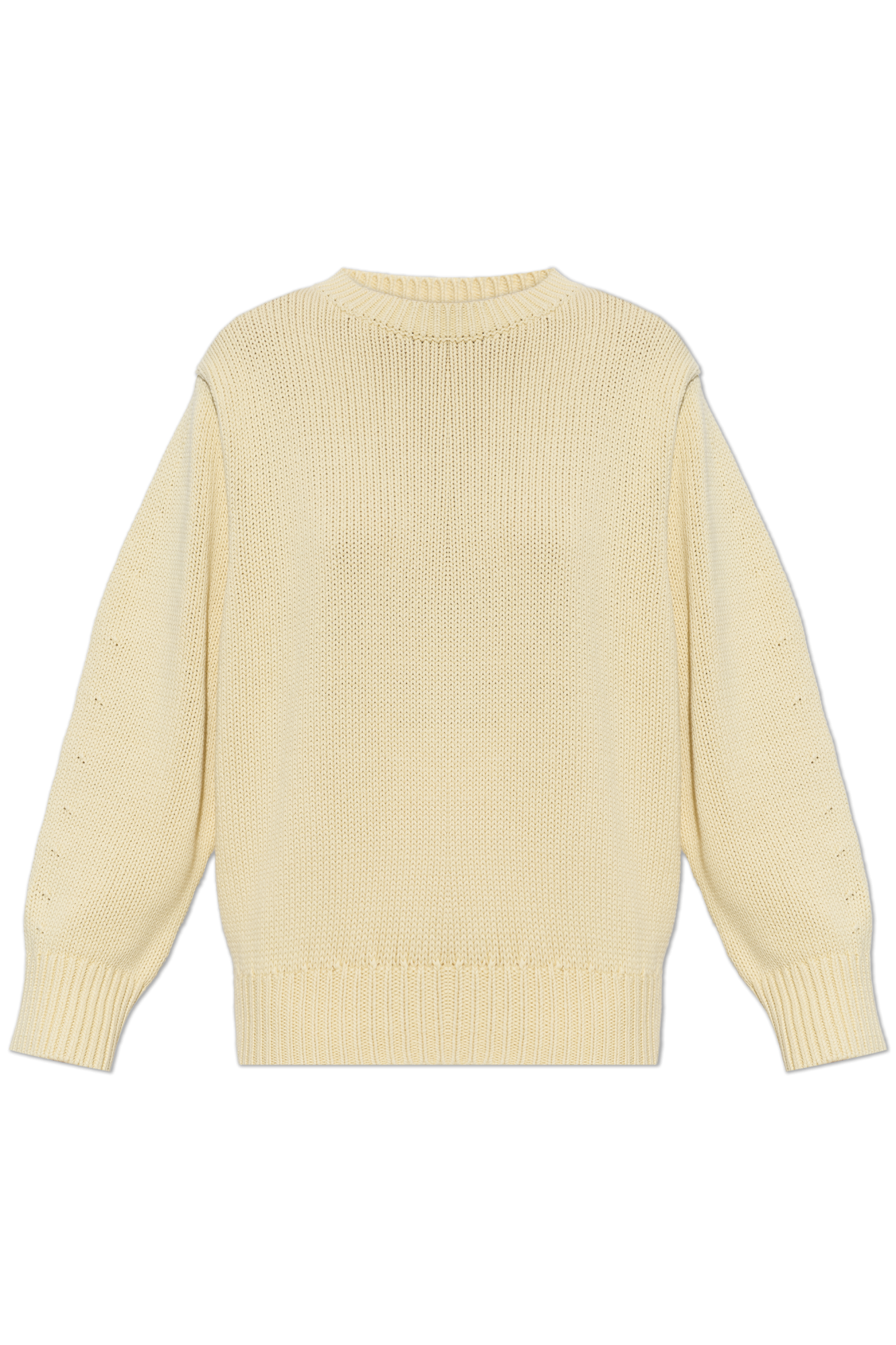 TOTEME Sweter Z Okrągłym Dekoltem, Kobiety, żółty
