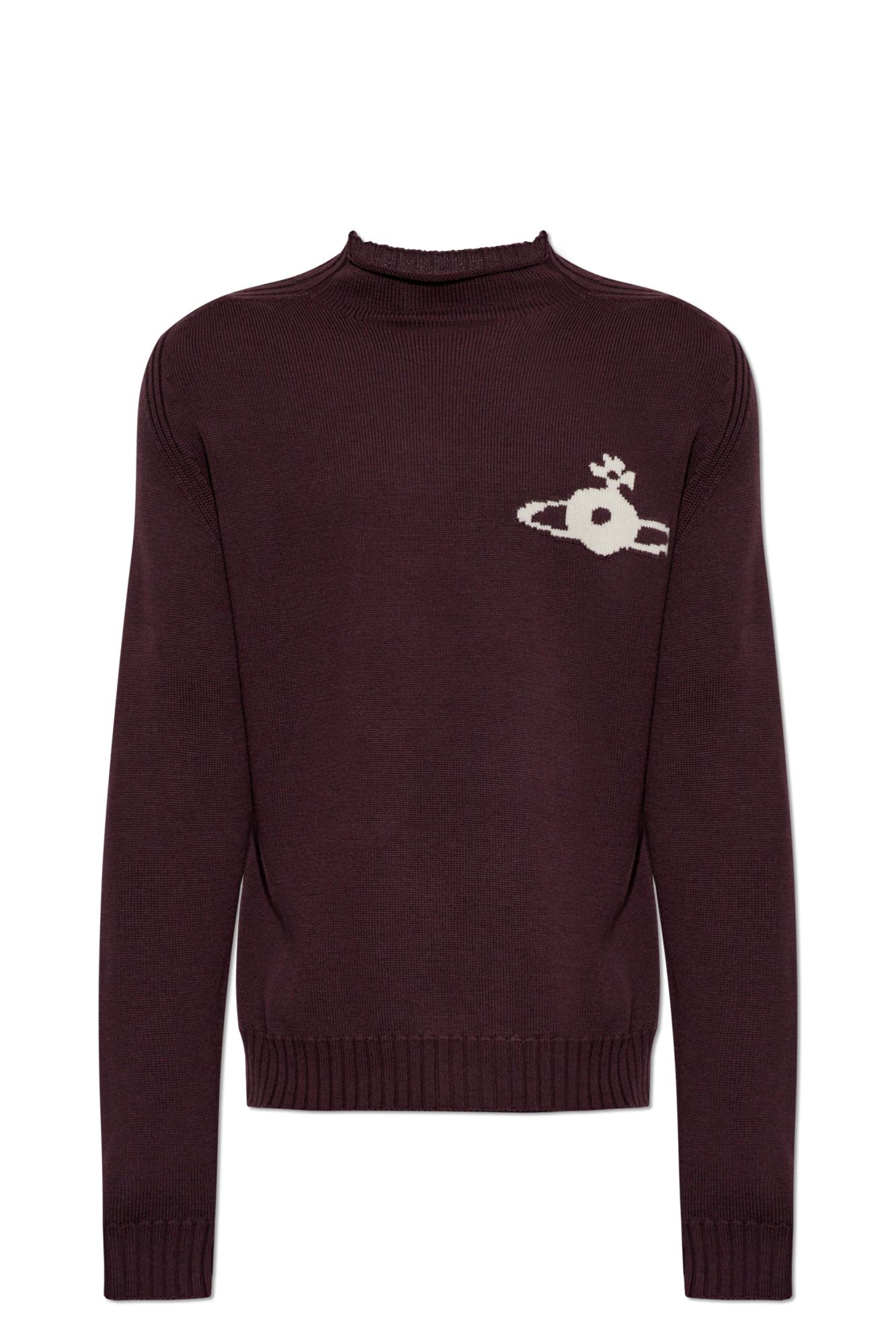 Vivienne Westwood Wełniany Sweter ‘Fisherman’, Mężczyźni, Fioletowy