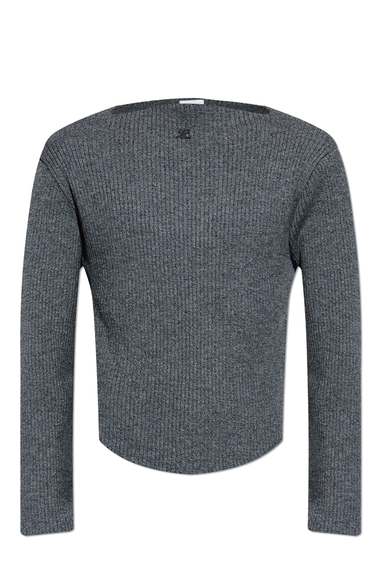 Courrèges Wełniany Sweter, Mężczyźni, Szary