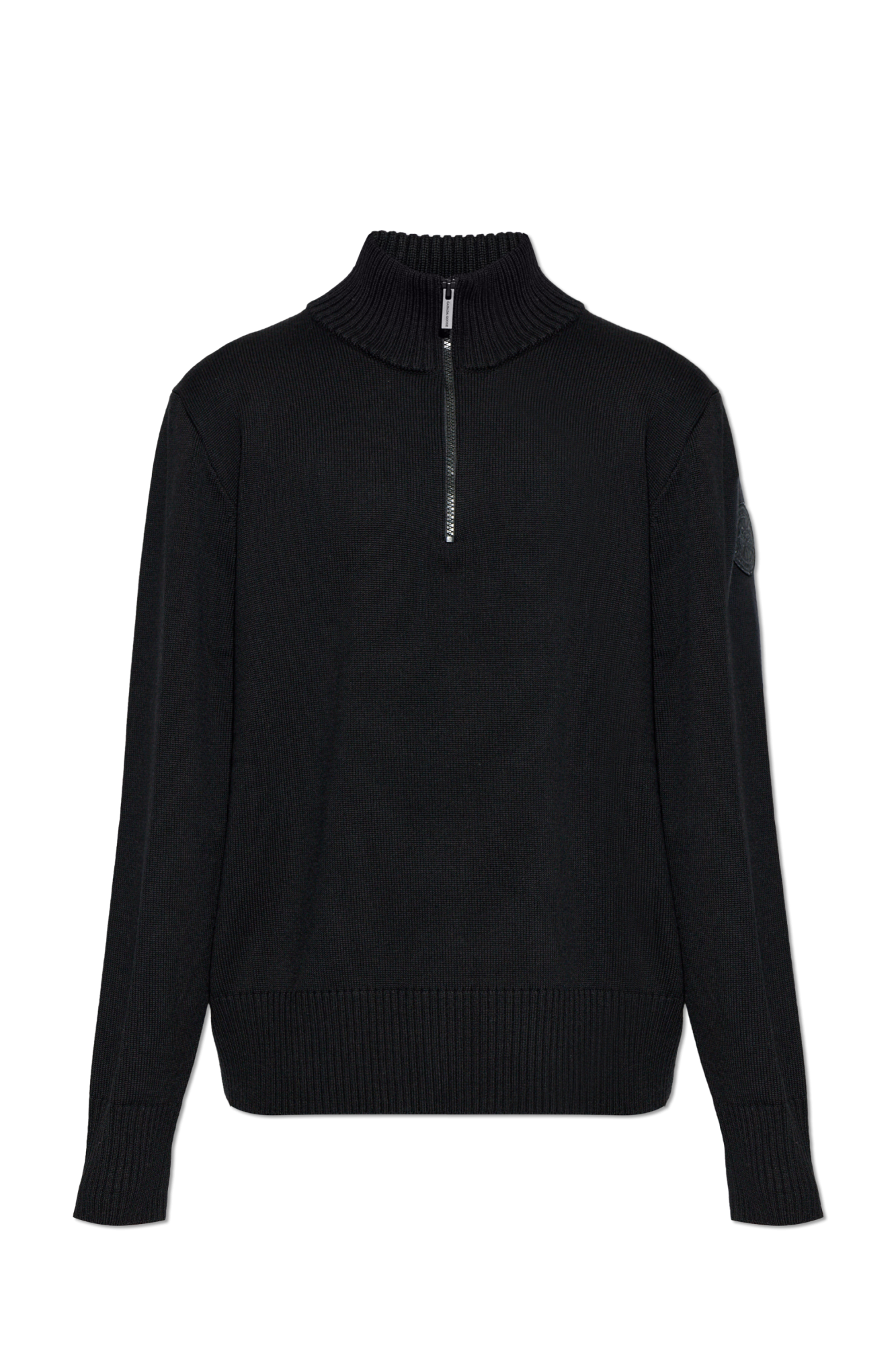 Canada Goose Sweter Ze Stójką Zapinaną Na Zamek, Mężczyźni, Czarny