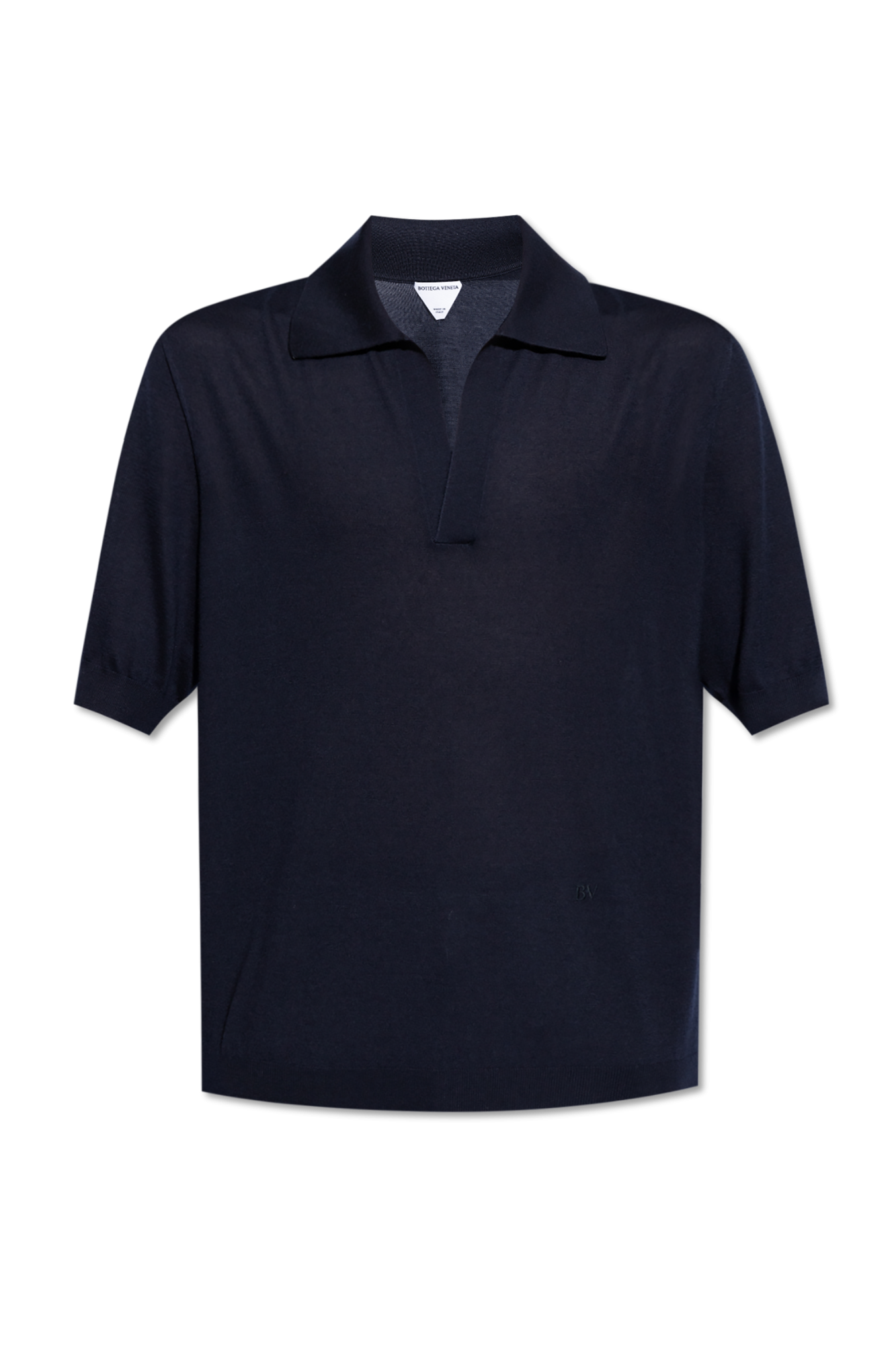 Bottega Veneta Kaszmirowe Polo, Mężczyźni, Granatowy