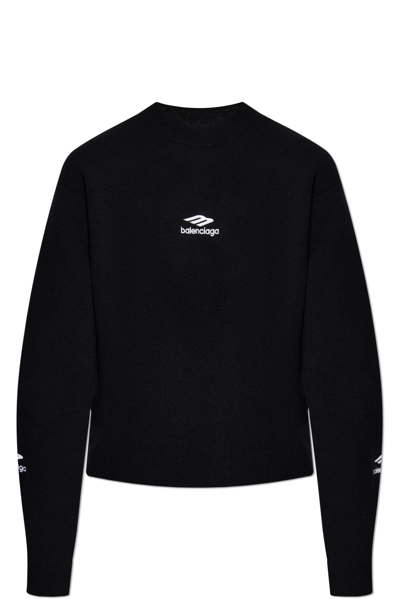 Balenciaga Sweter Z Kolekcji `Skiwear`, Kobiety, Czarny