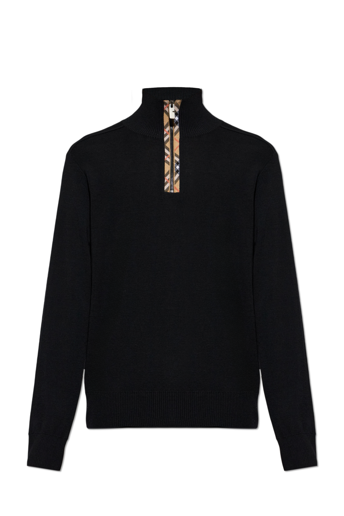 Burberry Wełniany Sweter ‘Cameron’, Mężczyźni, Czarny