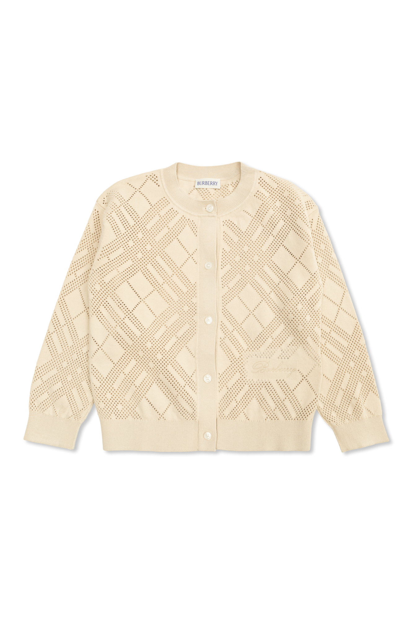 Burberry Kids Kardigan `Katrina`, Unisex, Beżowy