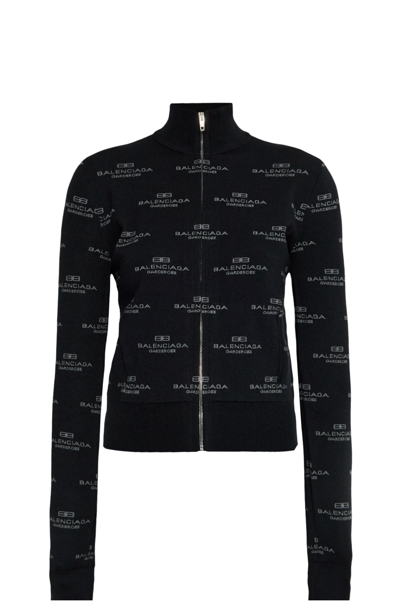 Balenciaga Kardigan Z Logo, Kobiety, Czarny