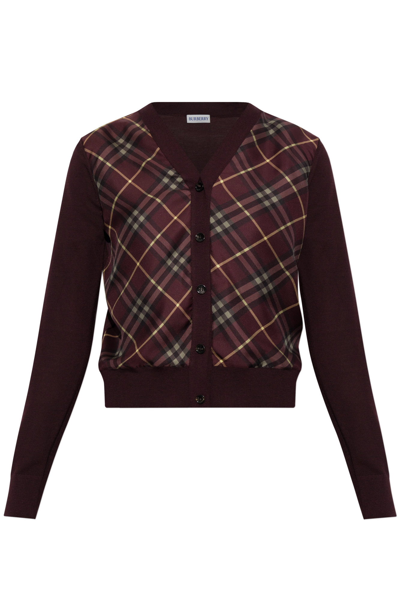 Burberry Kardigan ‘Sigourney’, Kobiety, Bordo