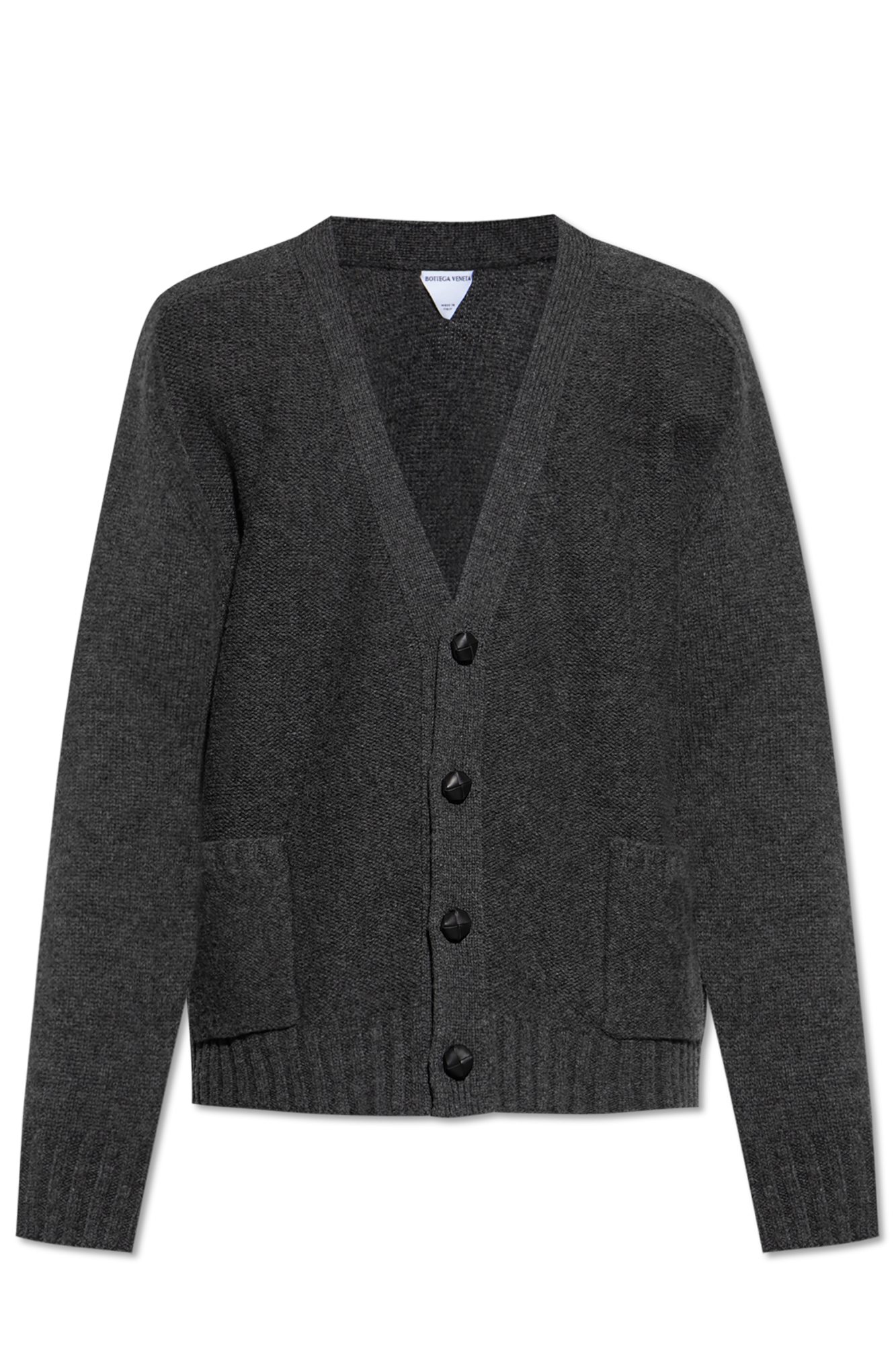 Bottega Veneta Kardigan Z Kieszeniami, Mężczyźni, Szary