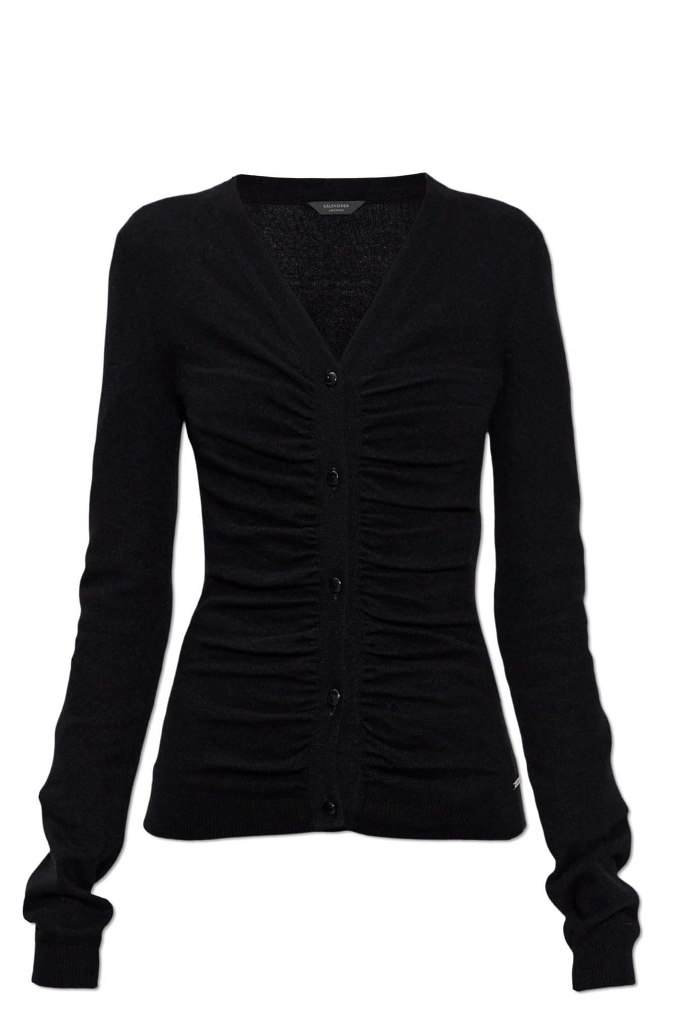 Balenciaga Kaszmirowy Kardigan, Kobiety, Czarny