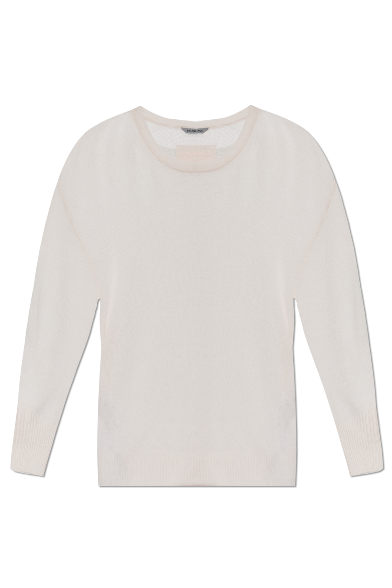 Balenciaga Kaszmirowy Sweter, Kobiety, Kremowy