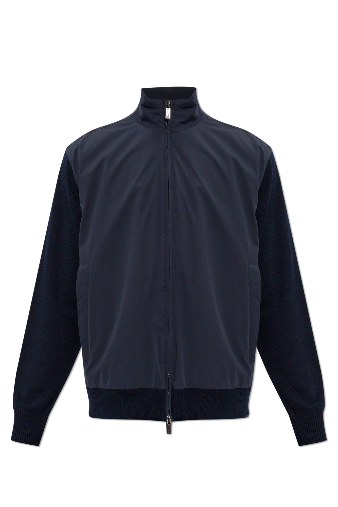 Paul & Shark Kardigan Ze Stójką, Mężczyźni, Granatowy