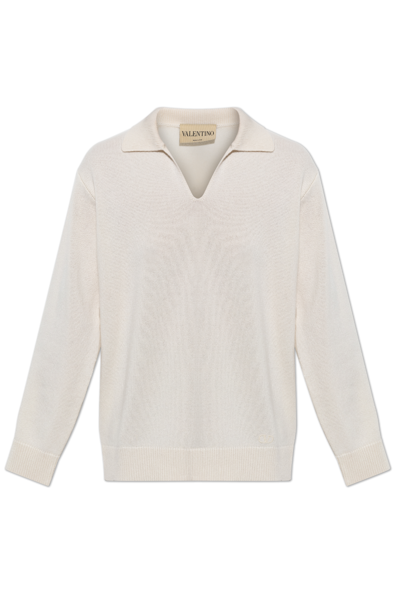 Valentino Garavani Kaszmirowy Sweter, Kobiety, Kremowy