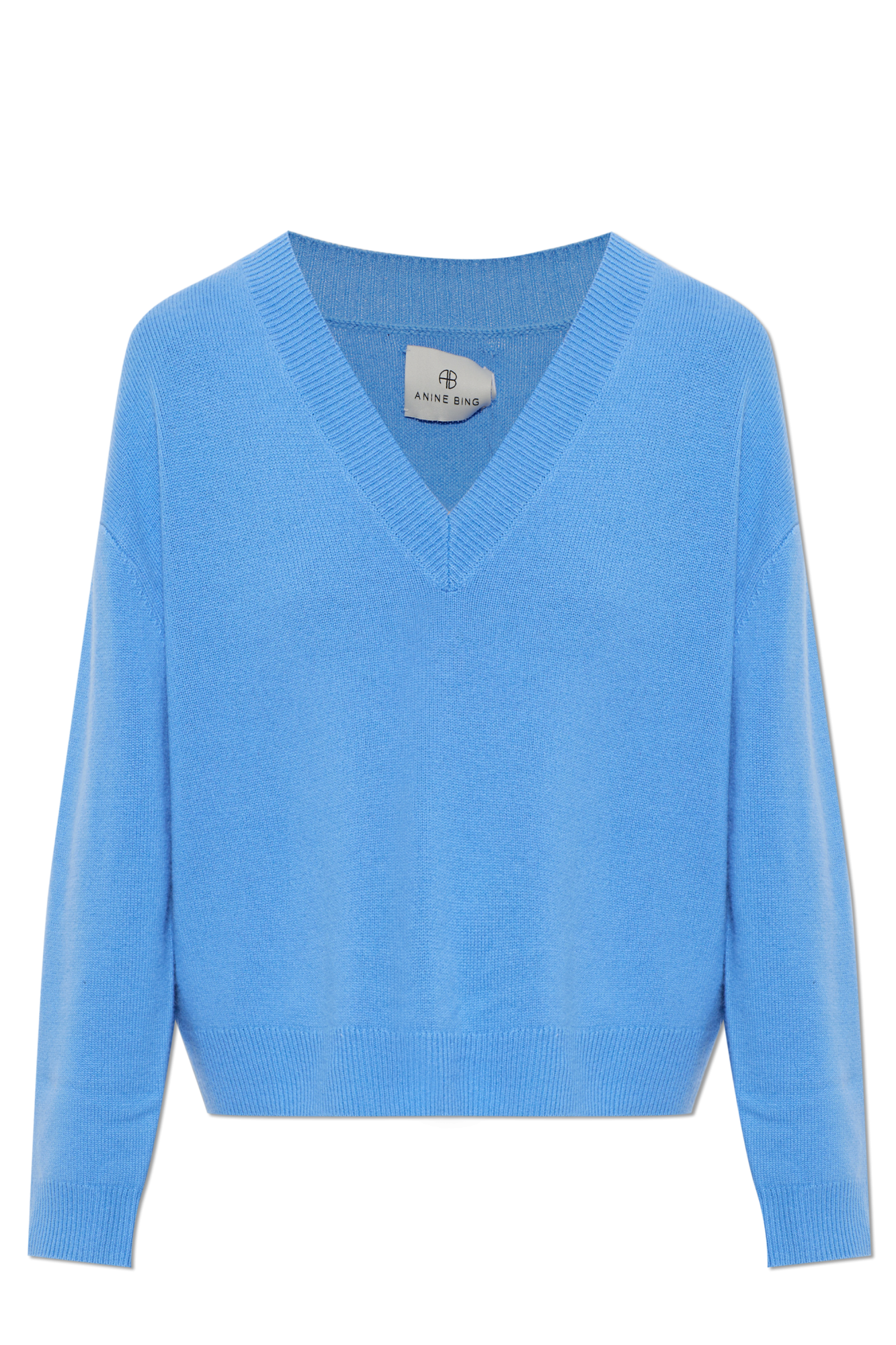 Anine Bing Kaszmirowy Sweter ‘Lee’, Kobiety, Niebieski