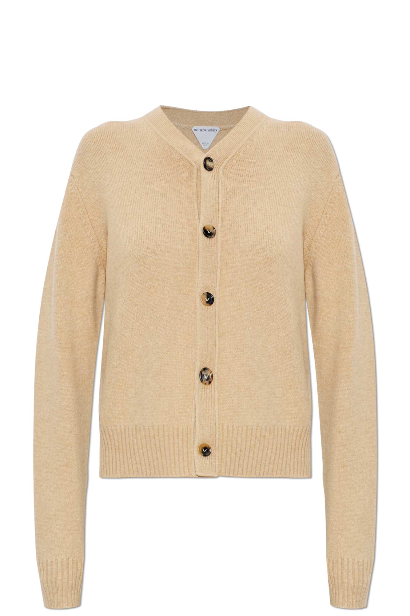Bottega Veneta Kaszmirowy Kardigan, Kobiety, Beżowy