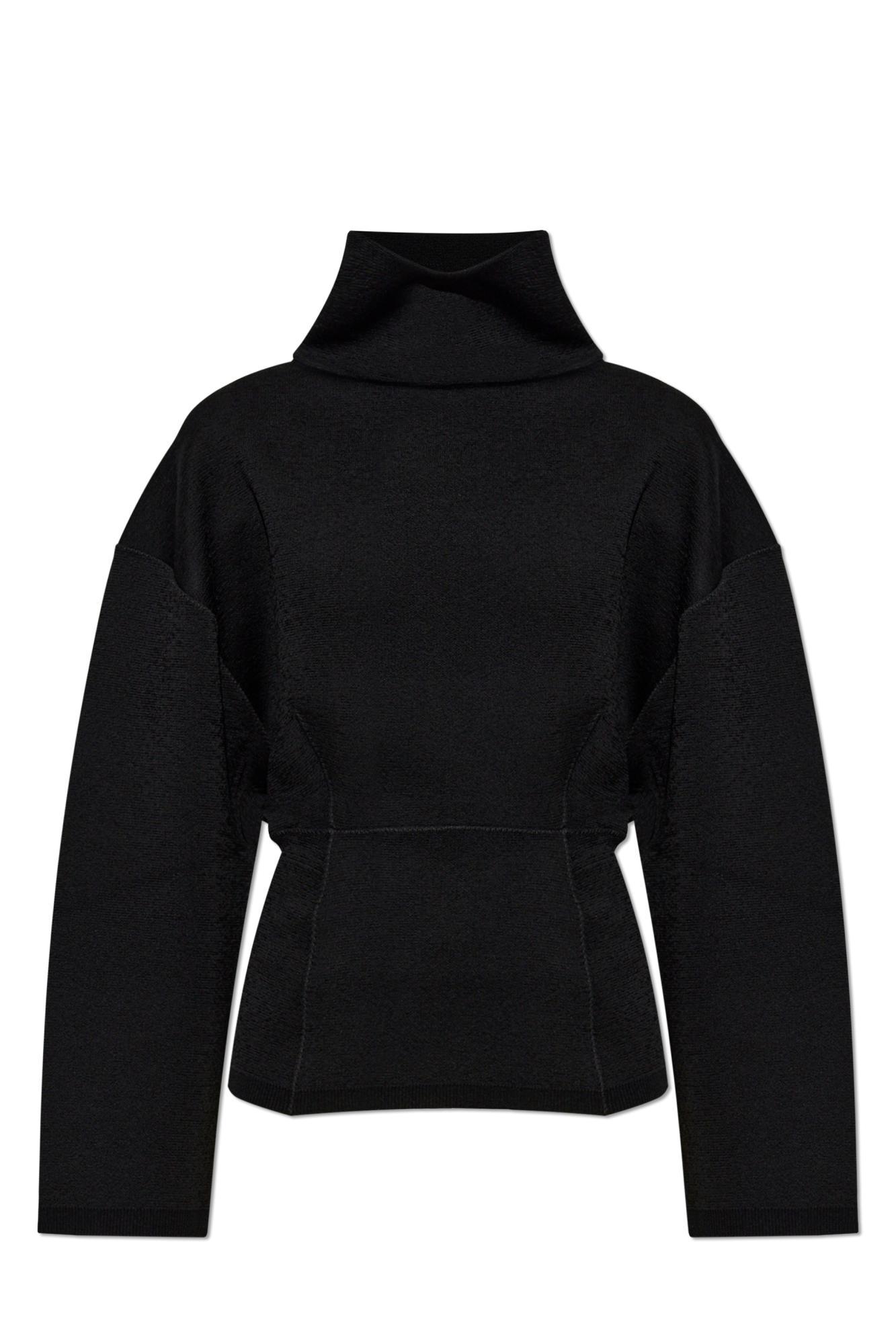 Alaïa Golf Z Przeszyciem, Kobiety, Czarny