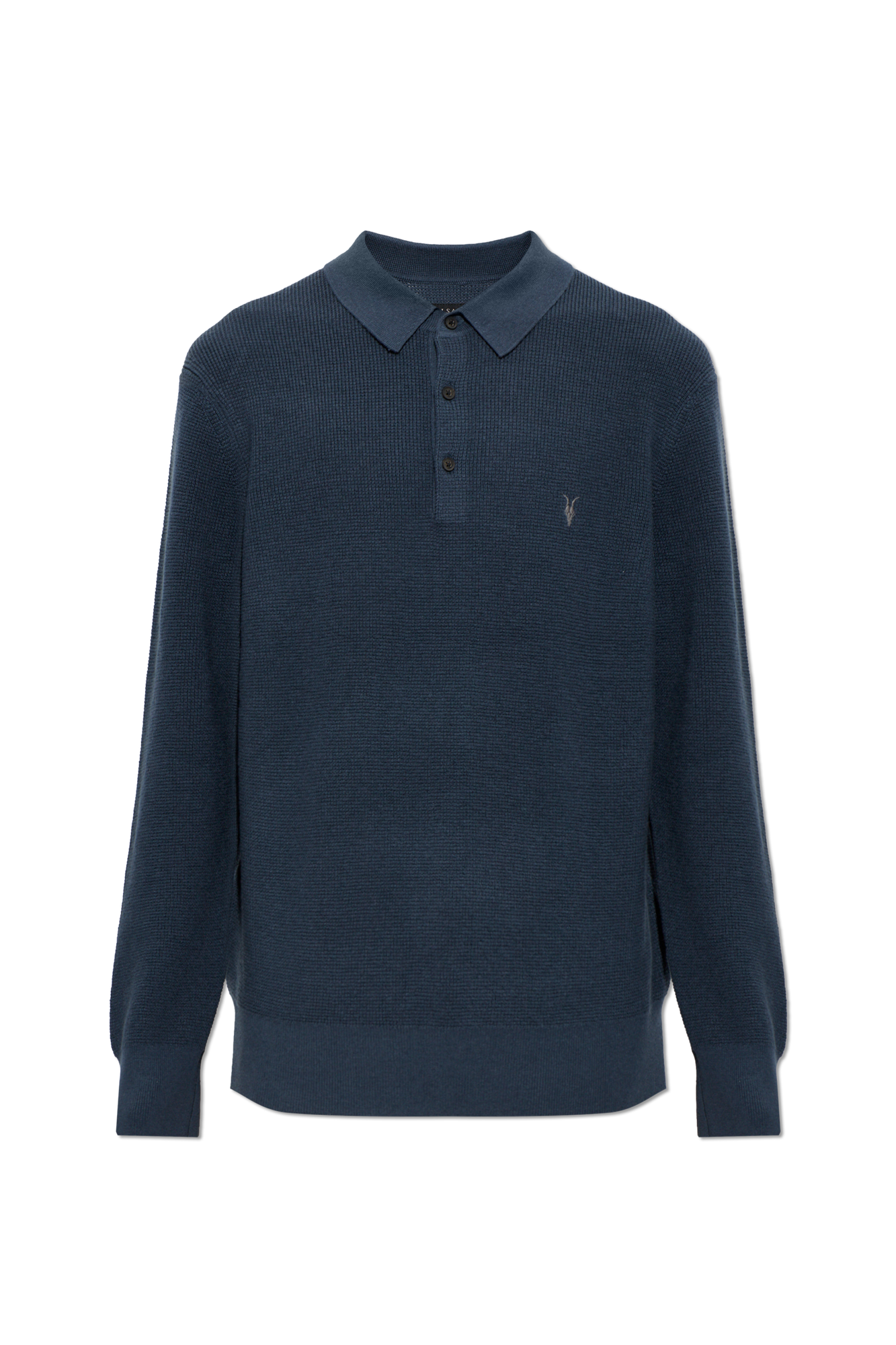 AllSaints Polo ‘Aspen’, Mężczyźni, Granatowy