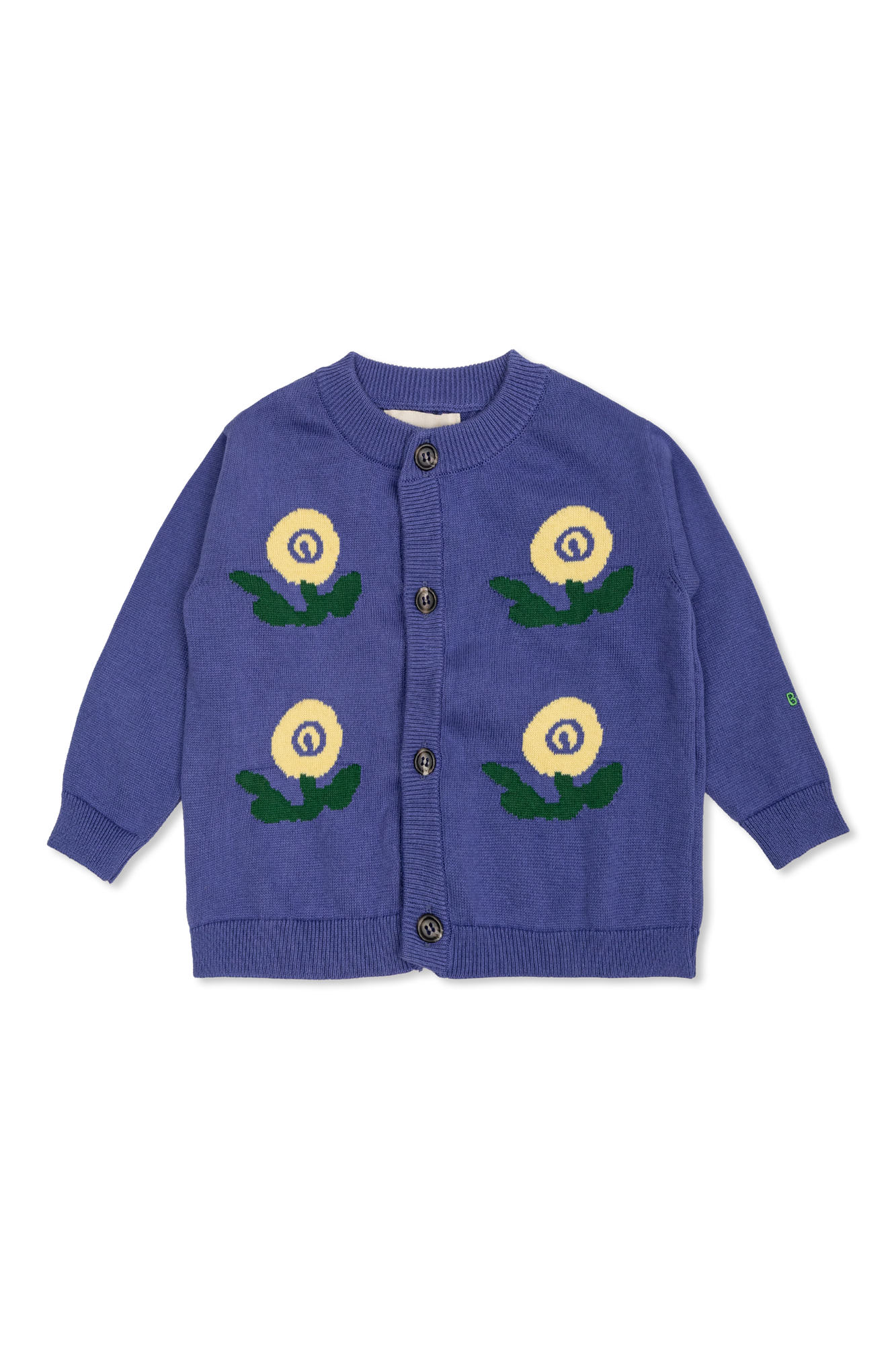 Bobo Choses Bawełniany Kardigan, Unisex, Fioletowy