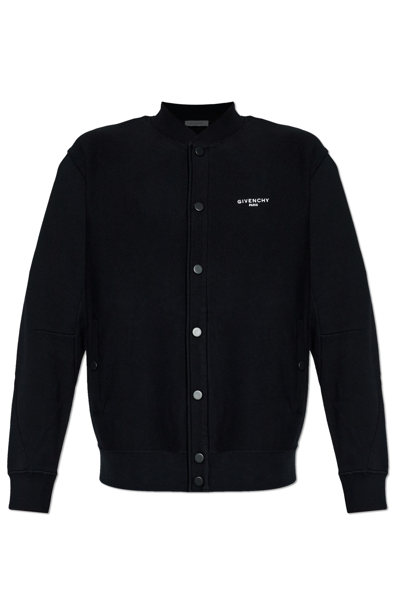 Givenchy Bluza Z Wyszytym Logo, Mężczyźni, Czarny