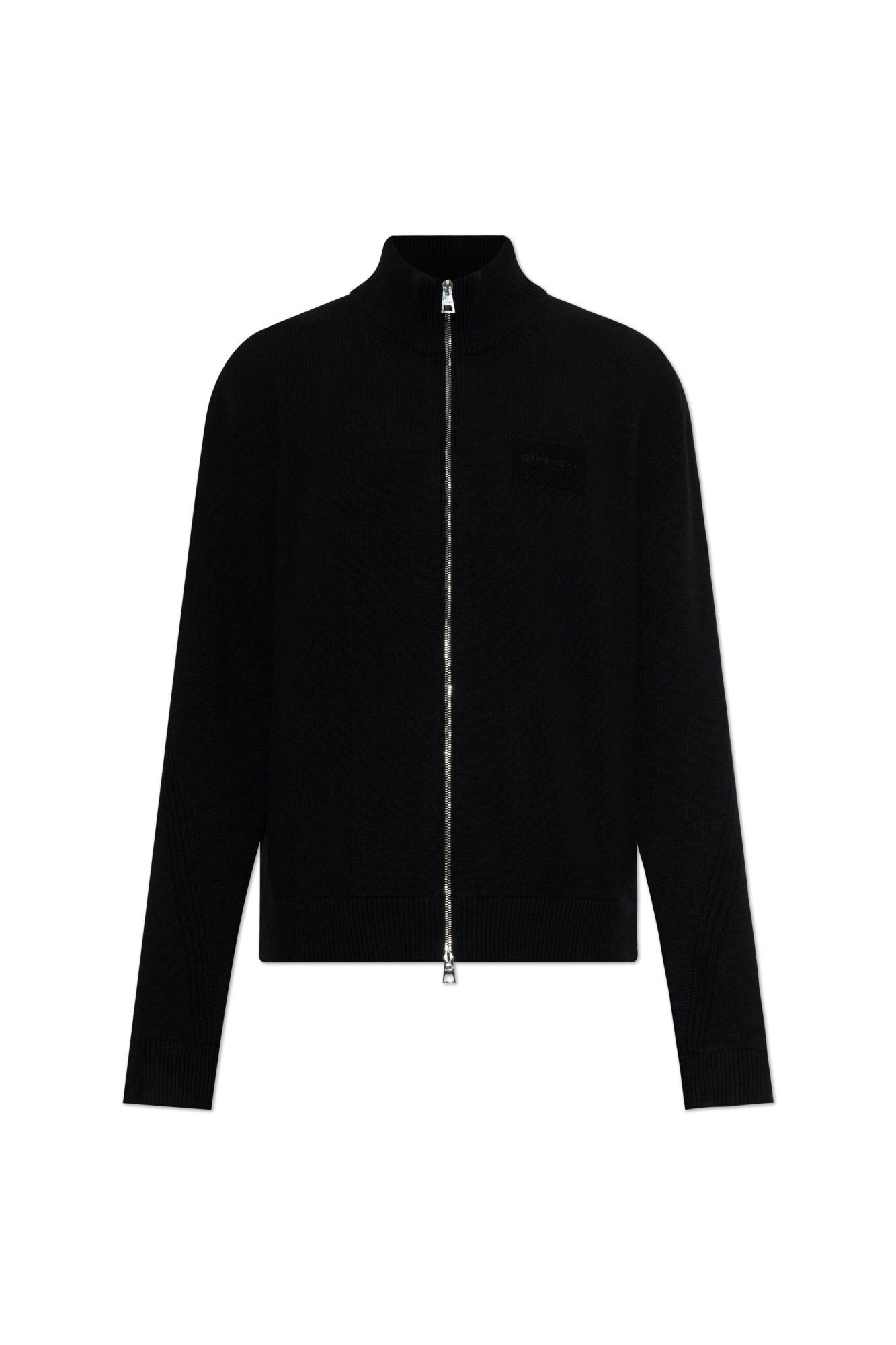 Givenchy Kardigan Z Wyszytym Logo, Mężczyźni, Czarny