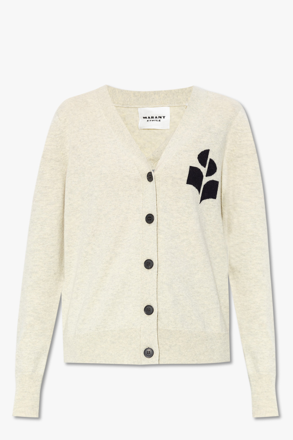 Marant Etoile Kardigan ‘Karin’, Kobiety, Kremowy