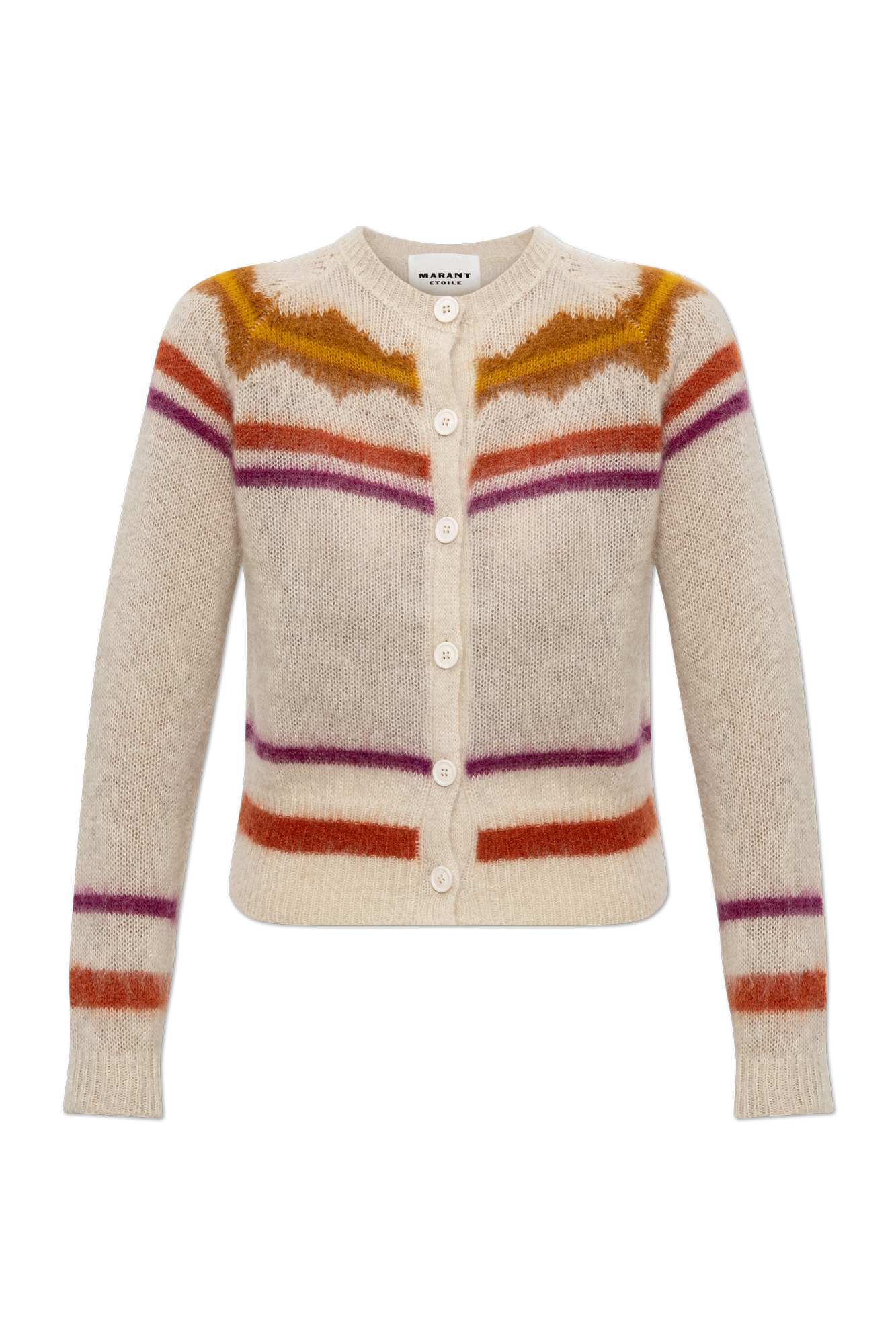 Marant Etoile Kardigan `Molly`, Kobiety, Kremowy