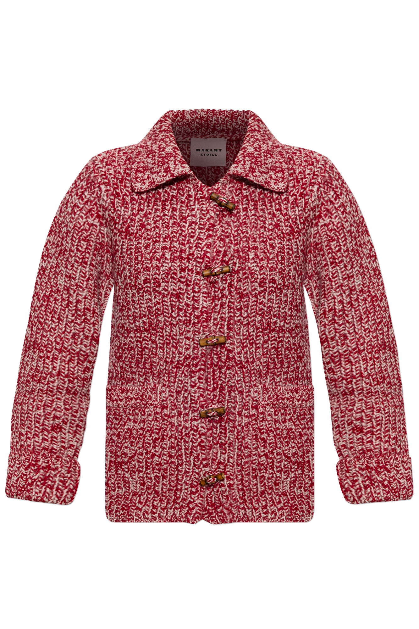 Marant Etoile Kardigan `Delinda`, Kobiety, Czerwony
