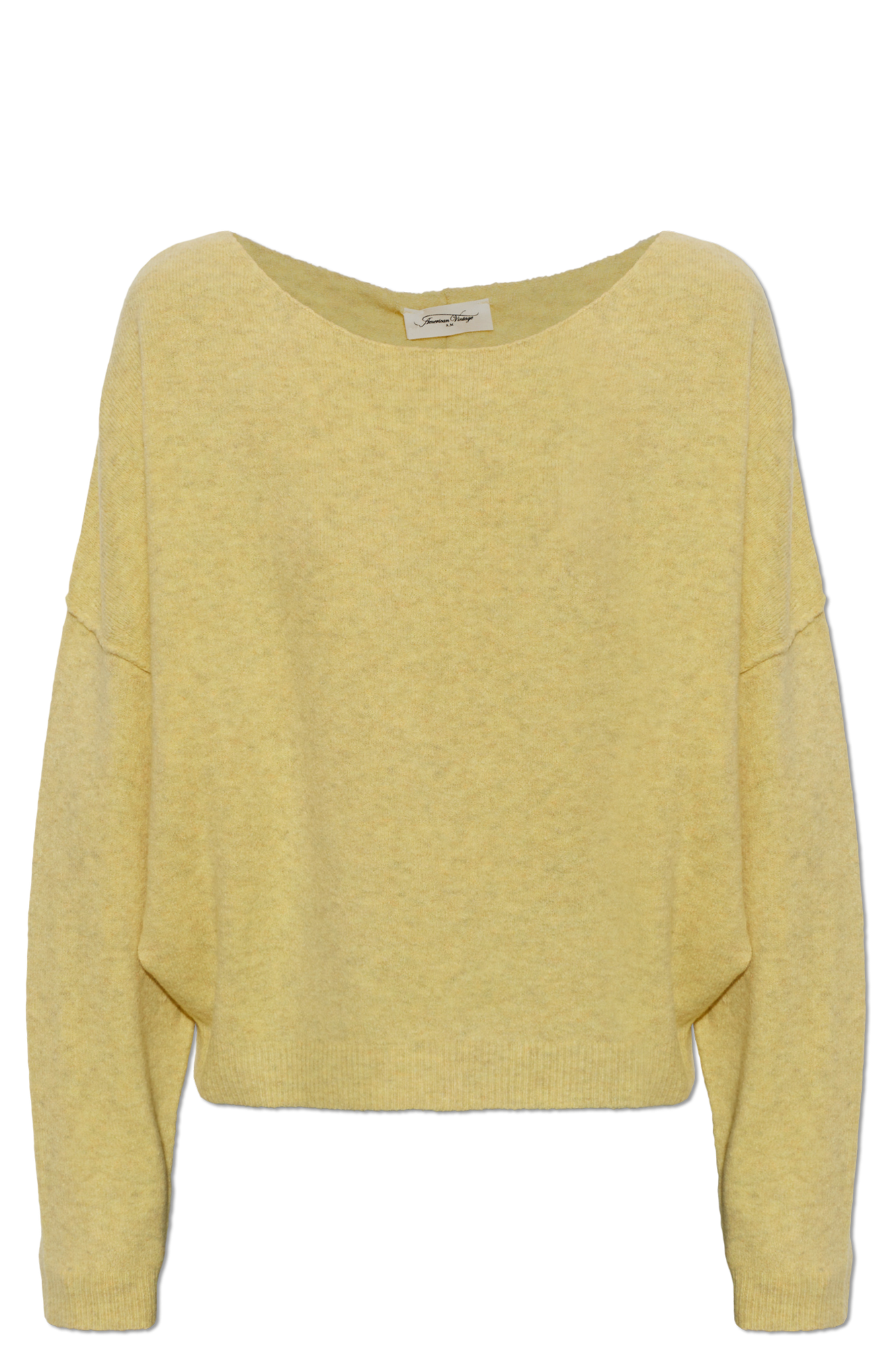 American Vintage Sweter Typu ‘oversize’, Kobiety, żółty