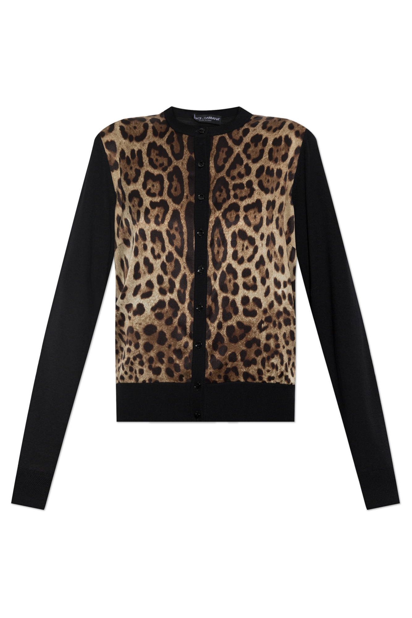 Dolce & Gabbana Kardigan Z Motywem Zwierzęcym, Kobiety, Brązowy