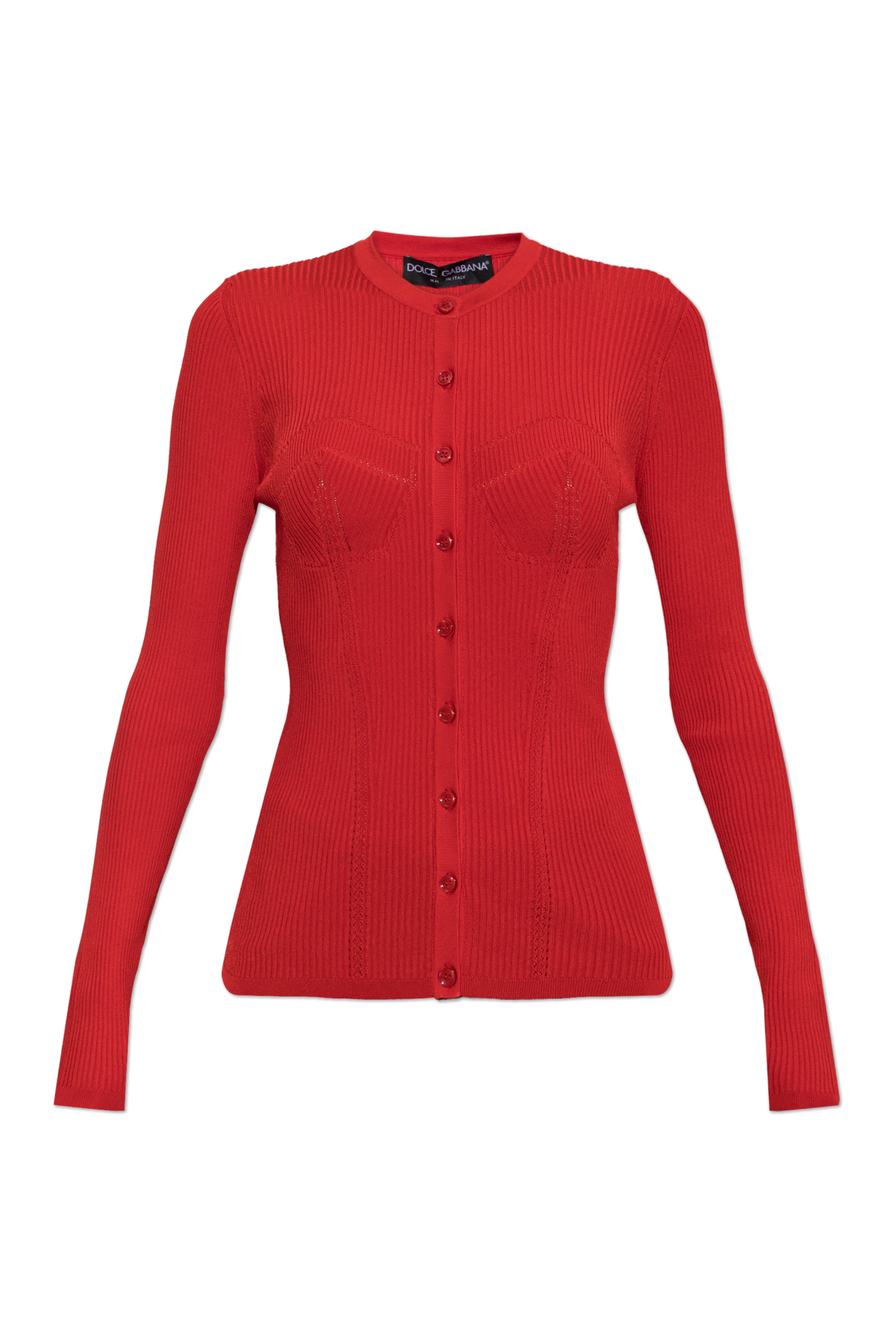 Dolce & Gabbana Kardigan O Dopasowanym Kroju, Kobiety, Czerwony