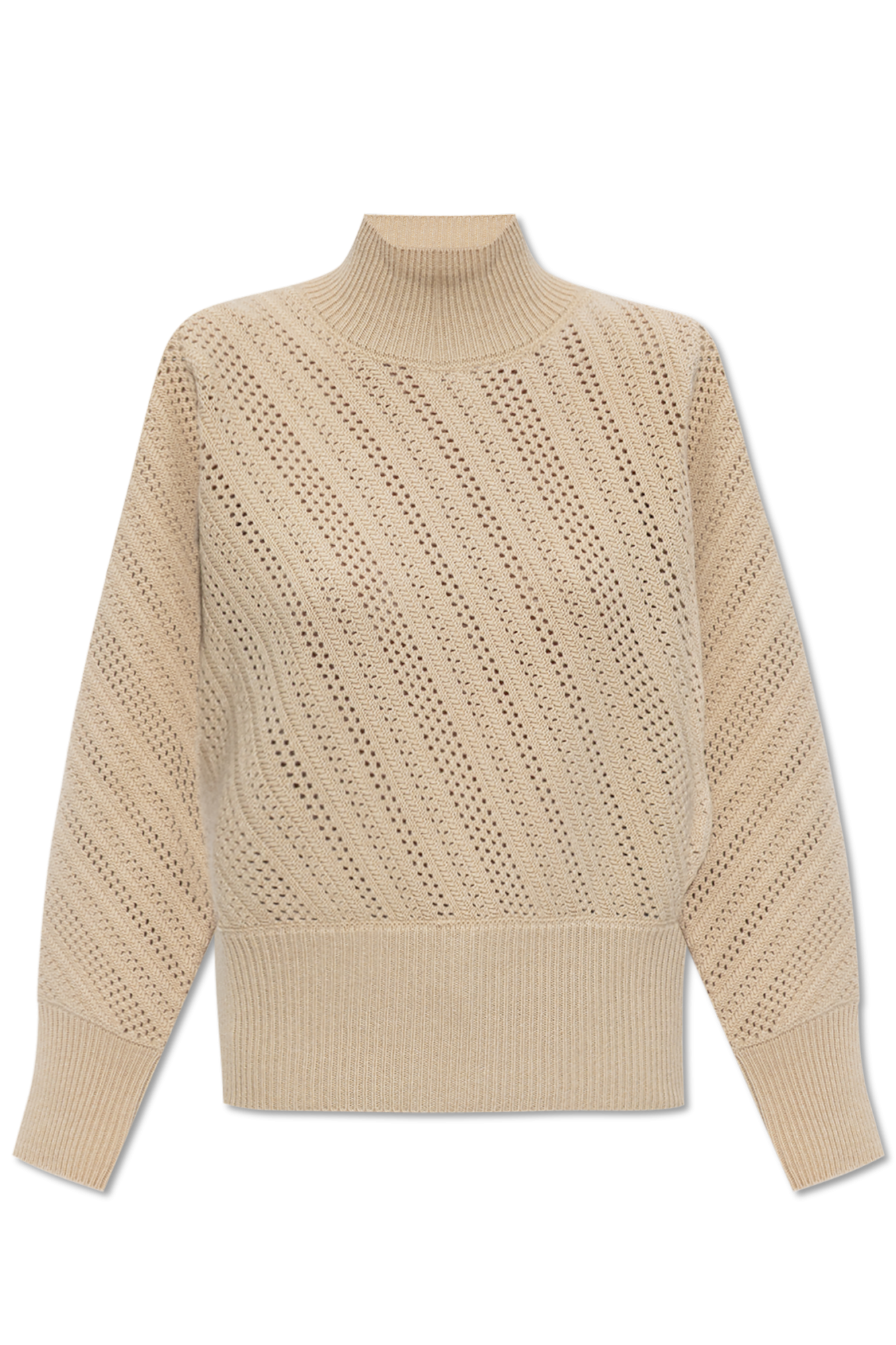 Fendi Sweter Ze Stójką, Kobiety, Beżowy