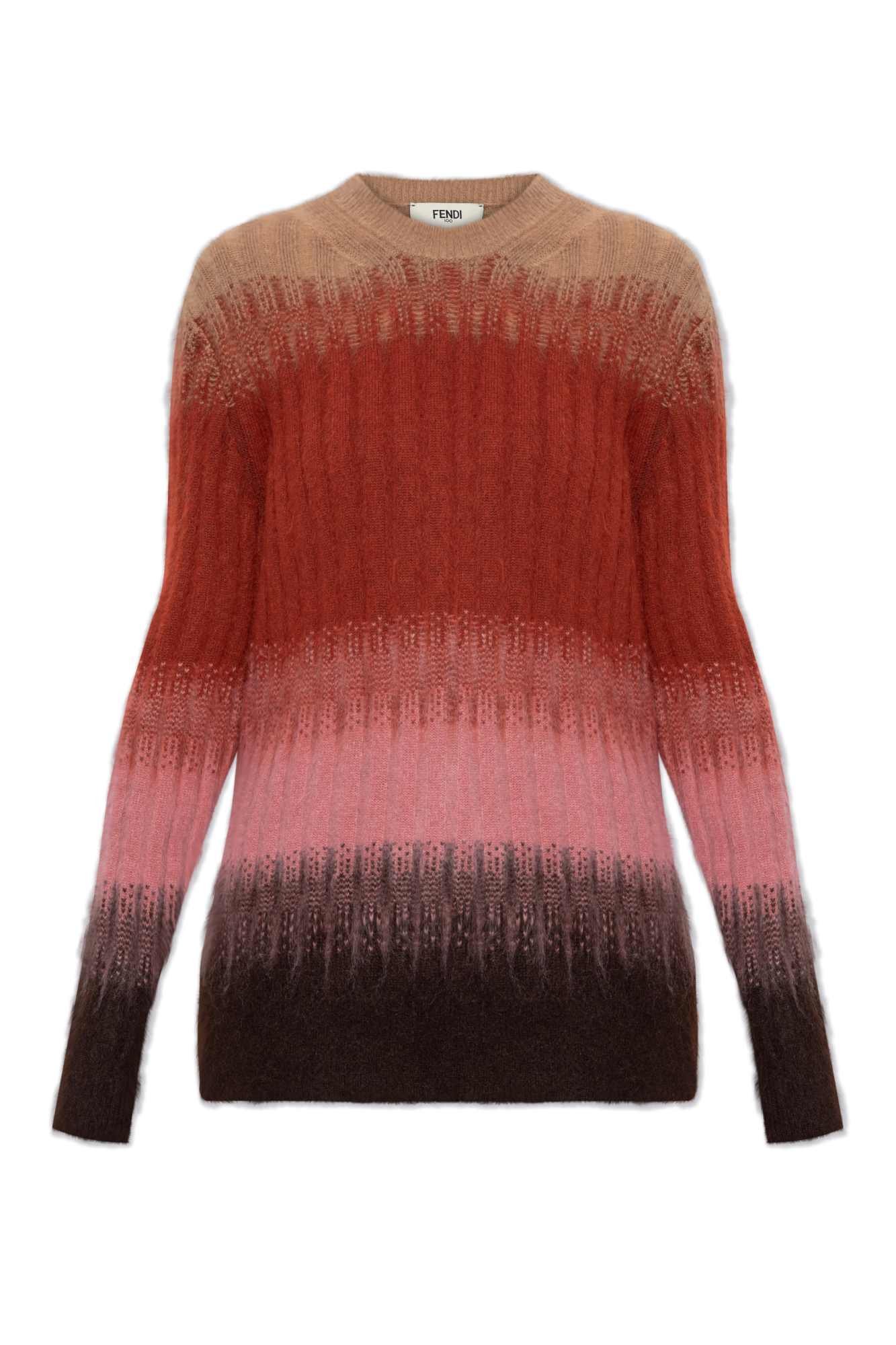 Fendi Sweter Z Okrągłym Dekoltem, Kobiety, Multikolor