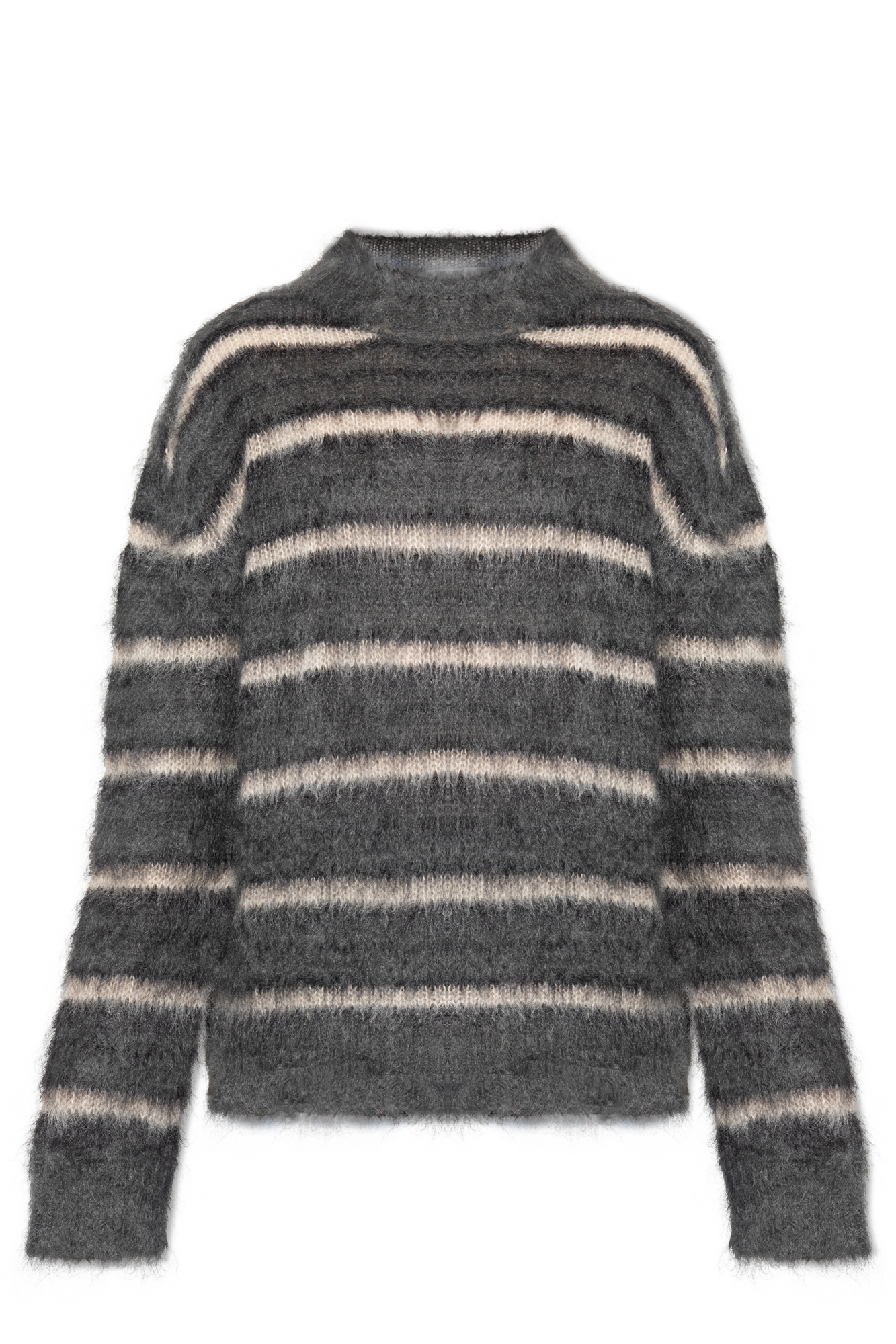 Marni Moherowy Sweter, Mężczyźni, Szary
