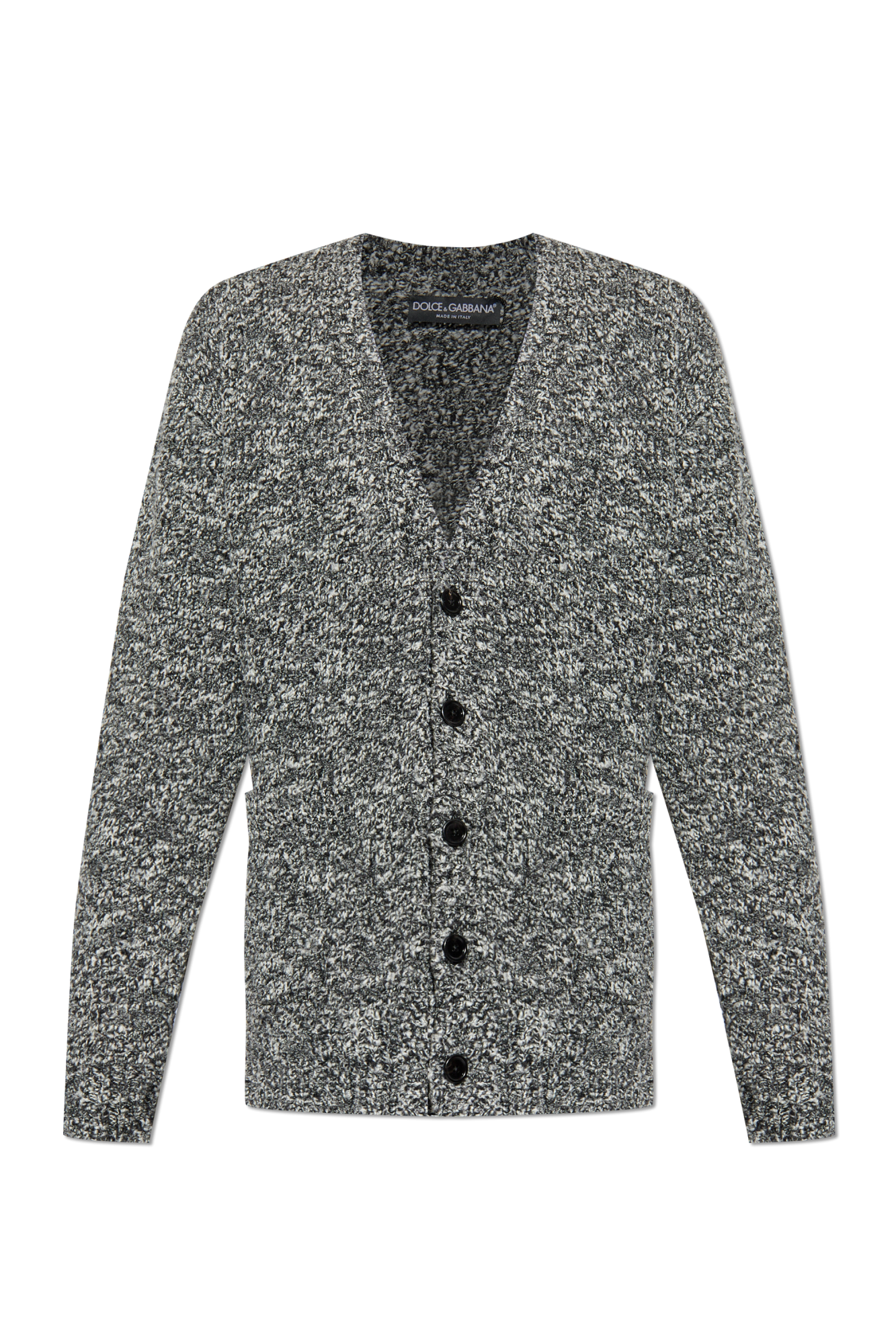 Dolce & Gabbana Kardigan Z Kieszeniami, Mężczyźni, Szary