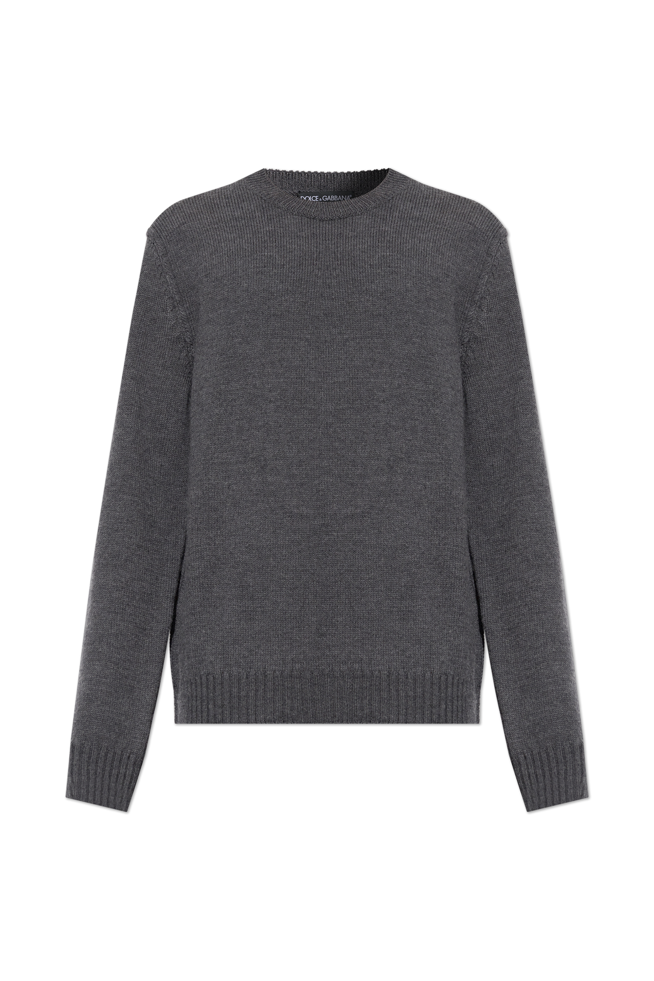 Dolce & Gabbana Wełniany Sweter, Mężczyźni, Szary
