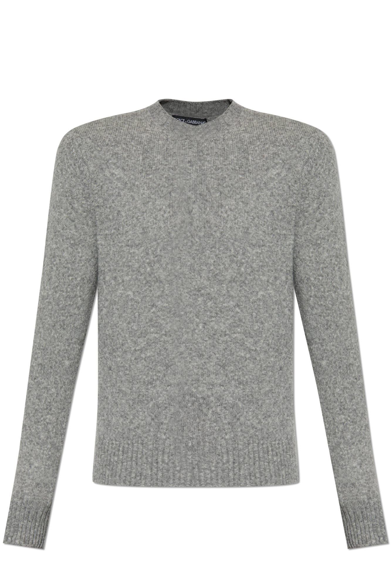 Dolce & Gabbana Sweter Z Okrągłym Dekoltem, Mężczyźni, Szary