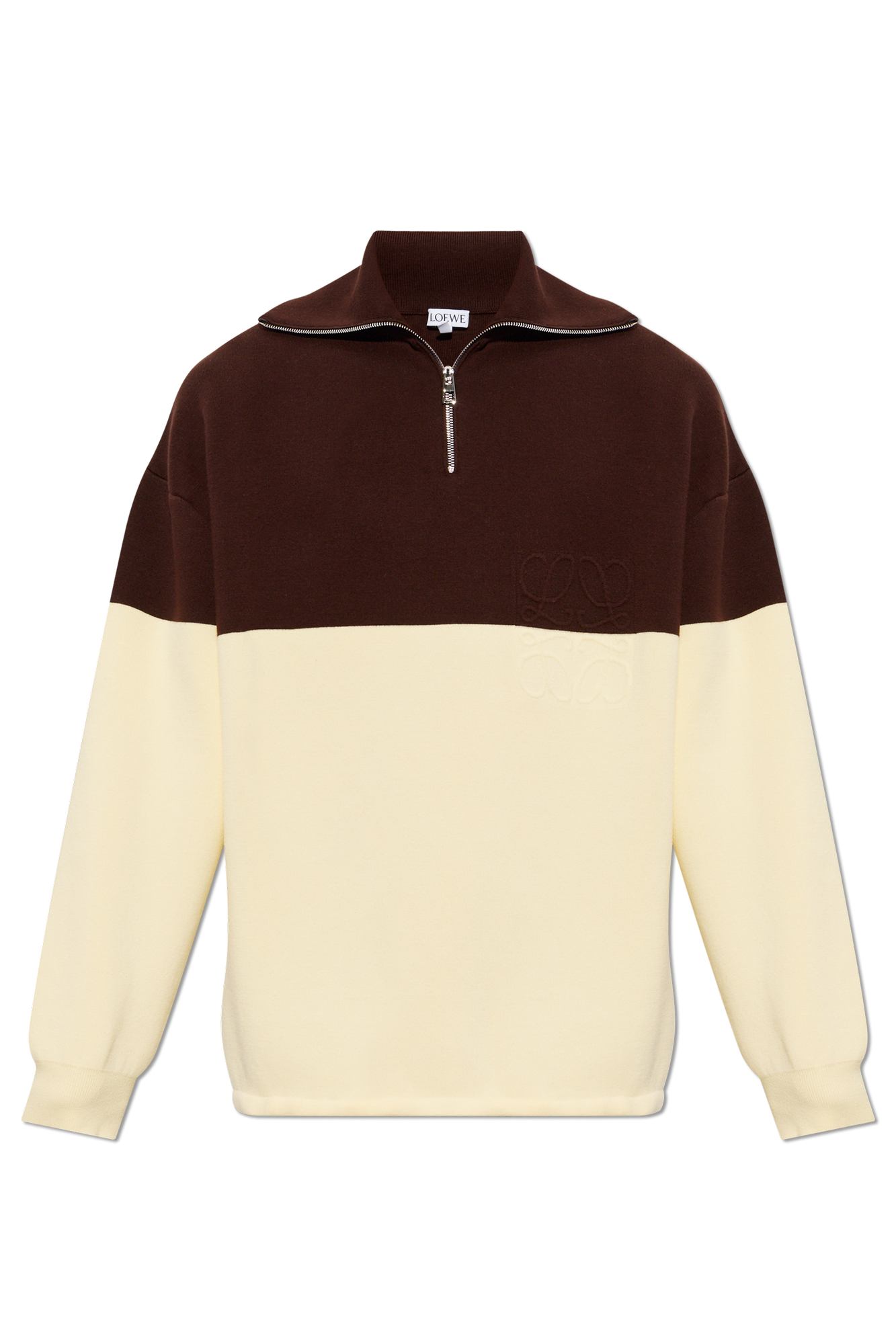 Loewe Sweter, Mężczyźni, Brązowy