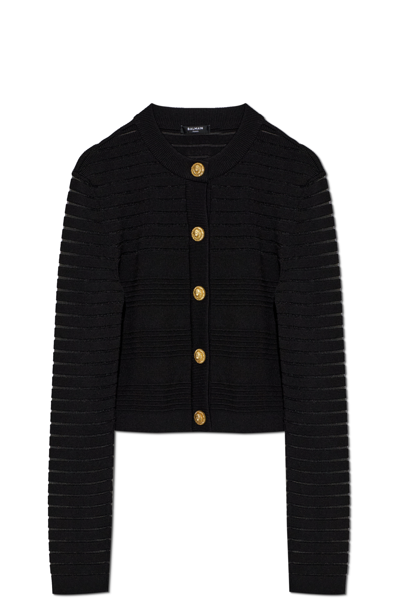 Balmain Kardigan O Dopasowanym Kroju, Kobiety, Czarny