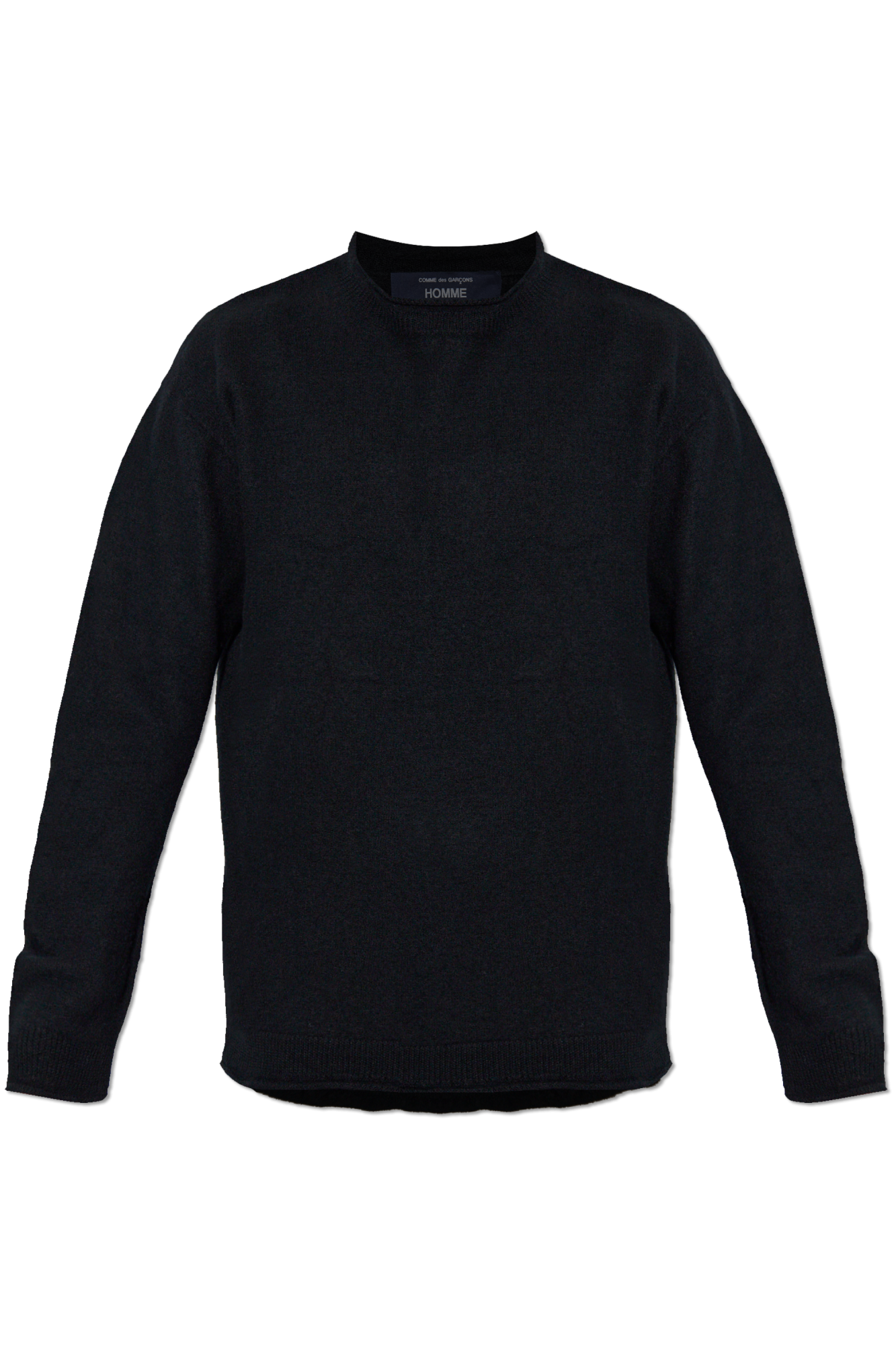Comme Des Garçons Homme Plus Wełniany Sweter, Mężczyźni, Czarny