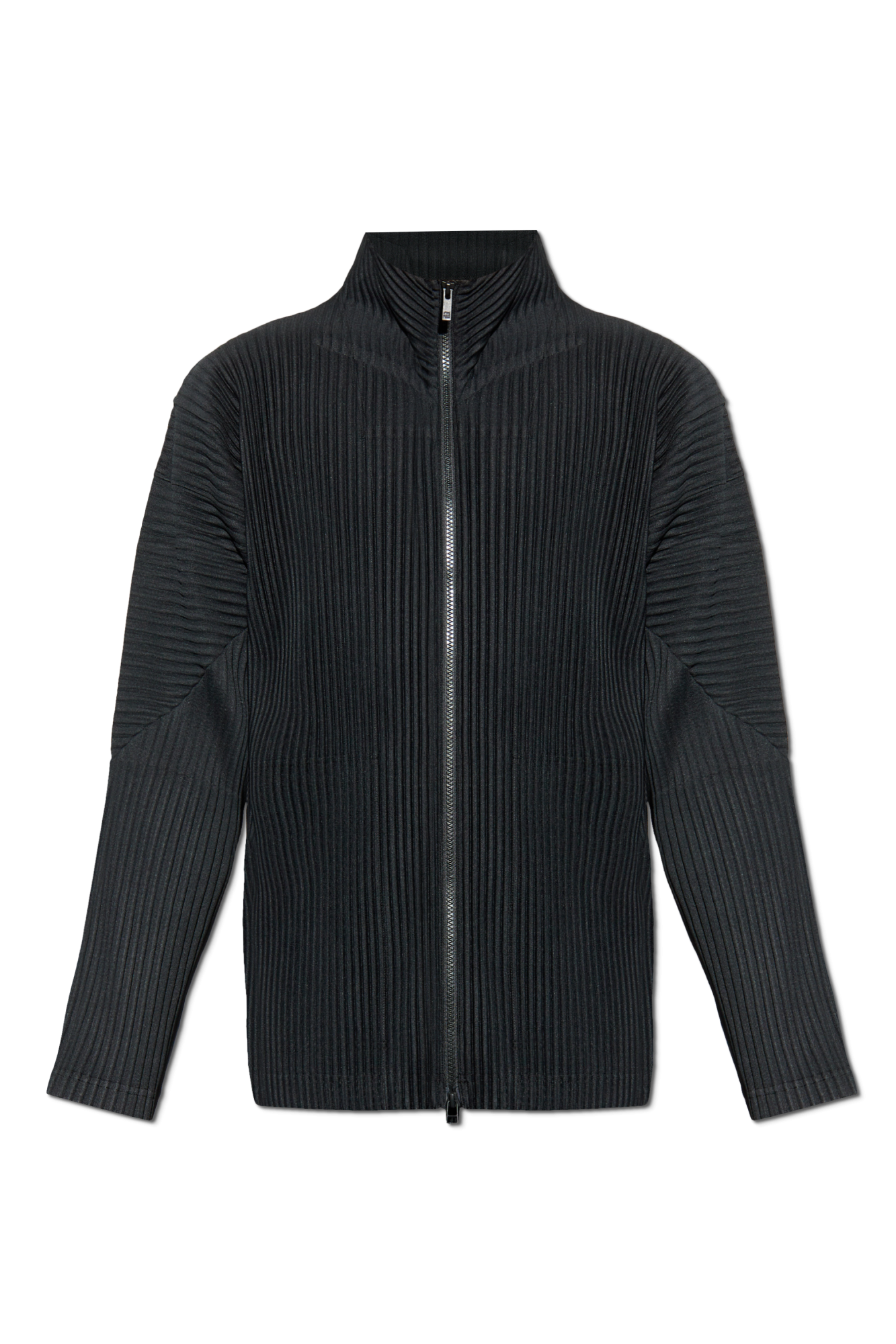 Homme Plissé Issey Miyake Plisowana Bluza, Mężczyźni, Czarny