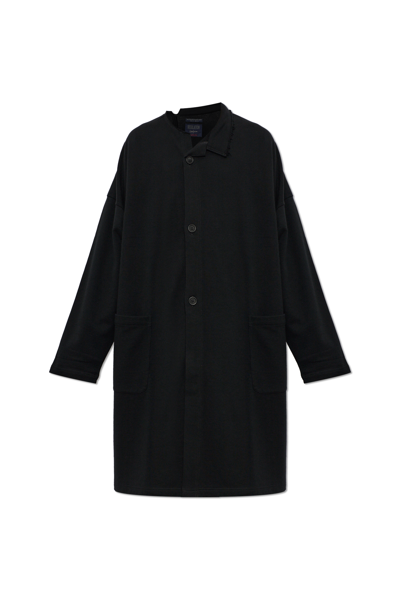 Yohji Yamamoto Kardigan Typu ‘oversize’, Mężczyźni, Czarny