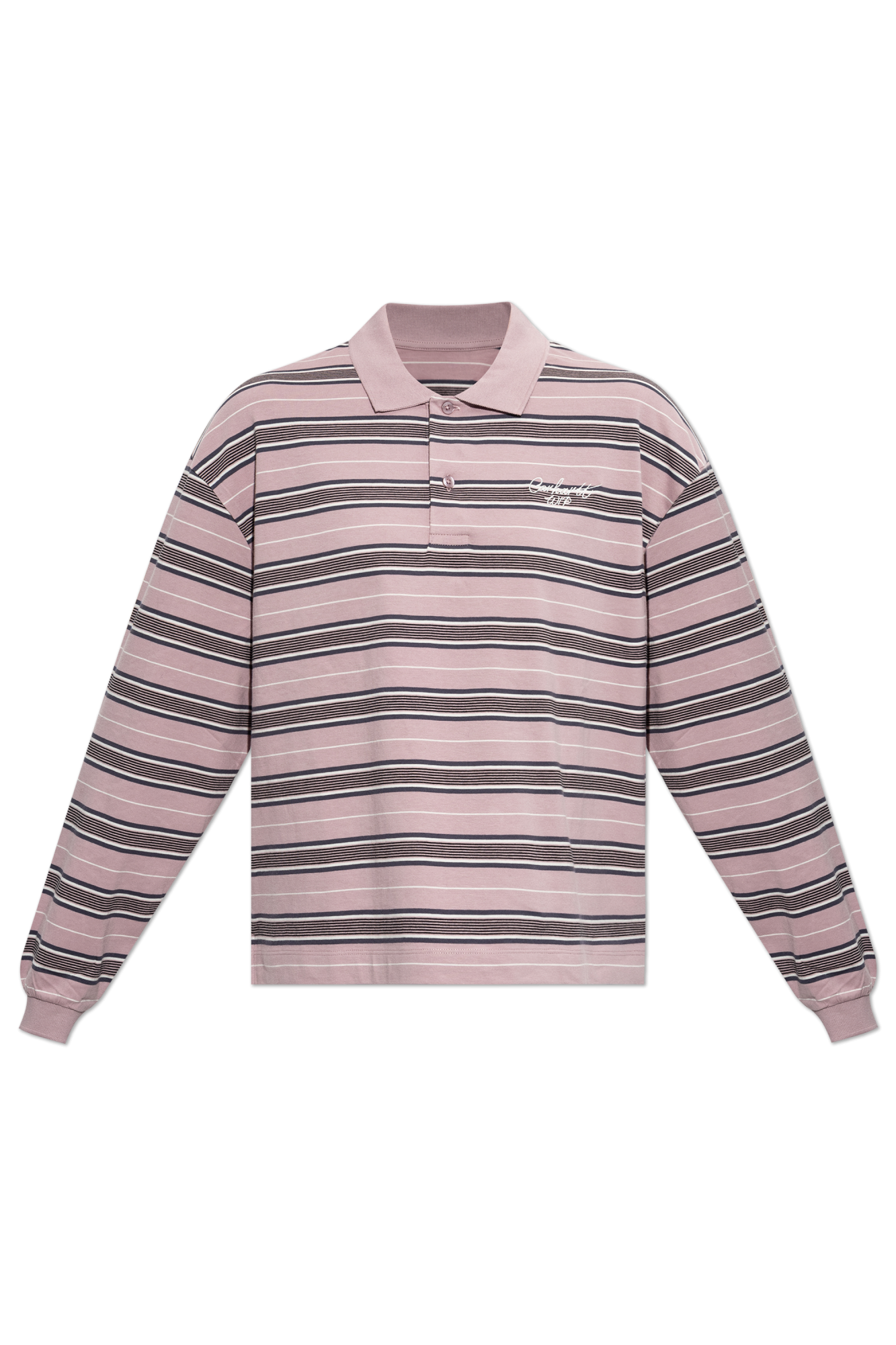 Carhartt WIP Polo `Bronson` Z Długimi Rękawami, Kobiety, Różowy