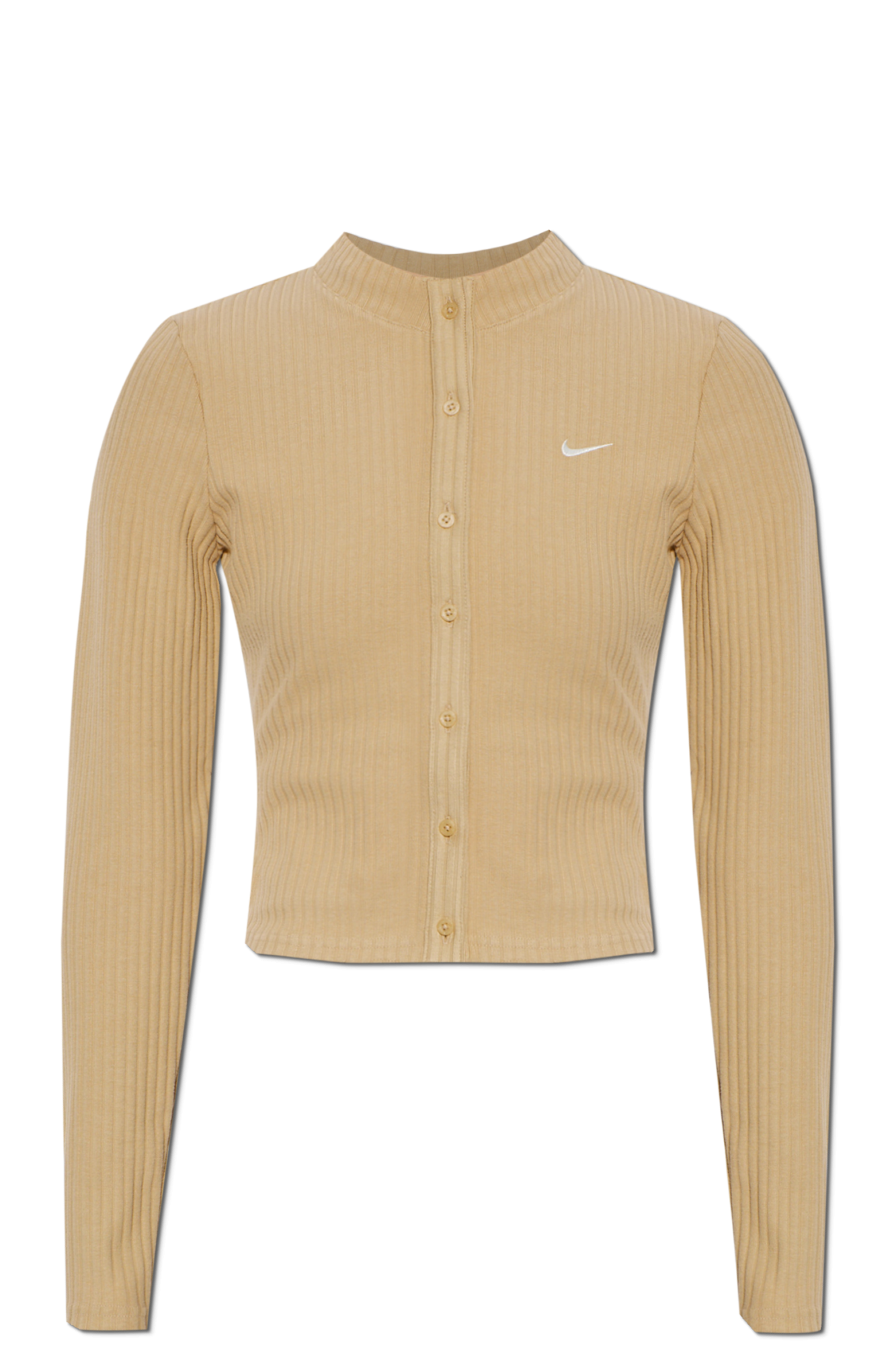 Nike Kardigan Z Logo, Kobiety, Beżowy