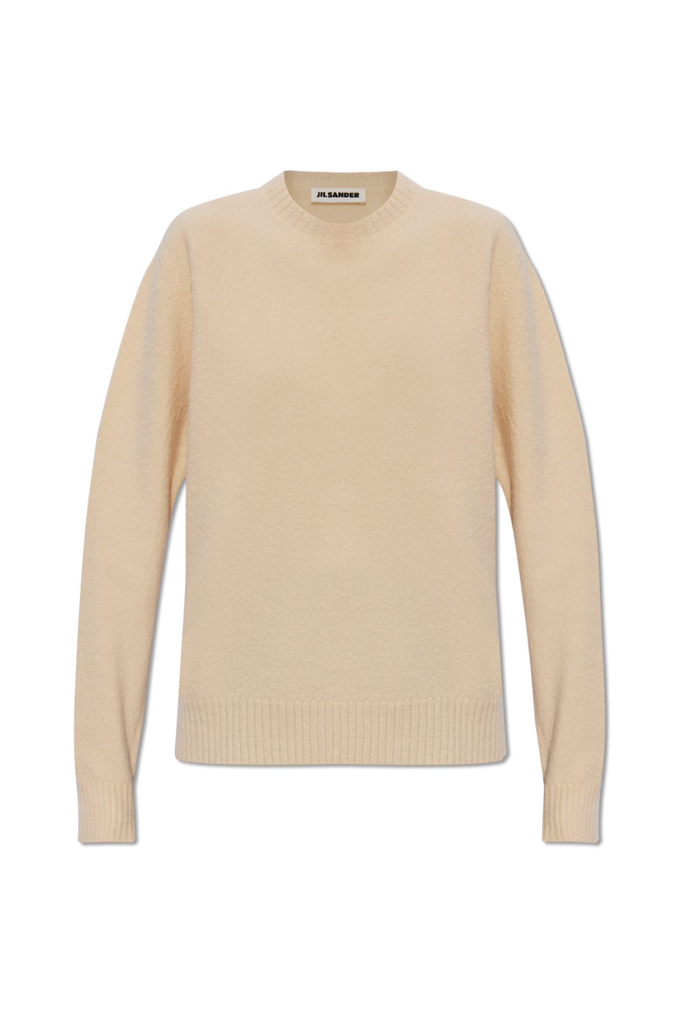 JIL SANDER Wełniany Sweter, Kobiety, Kremowy