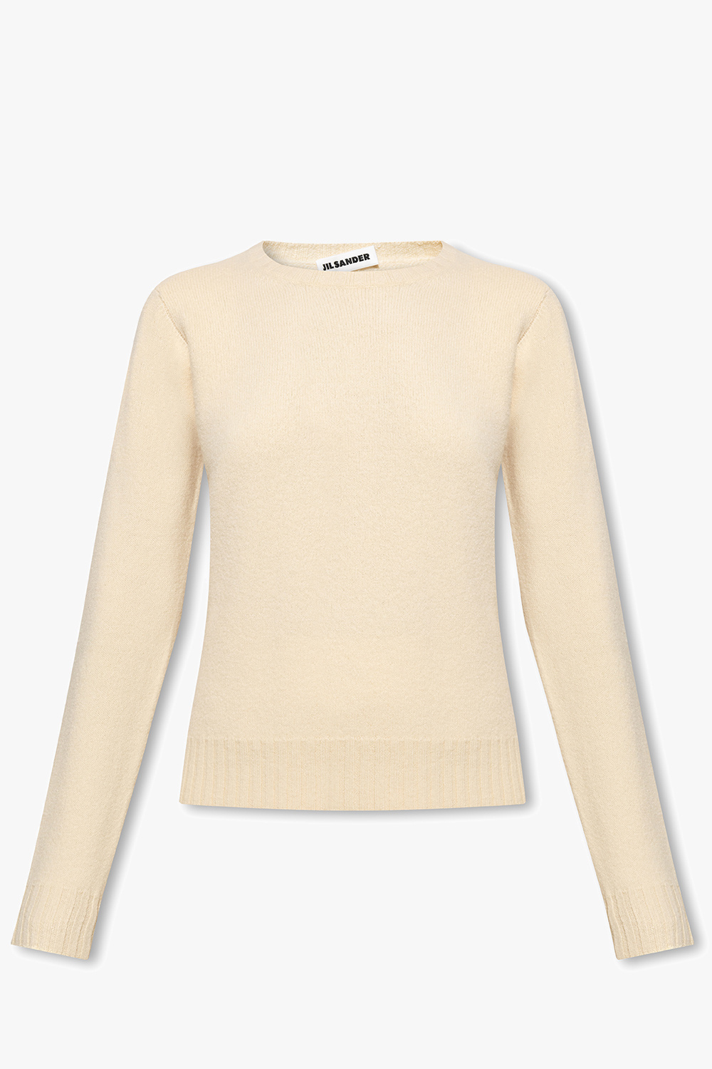 JIL SANDER Wełniany Sweter, Kobiety, Kremowy