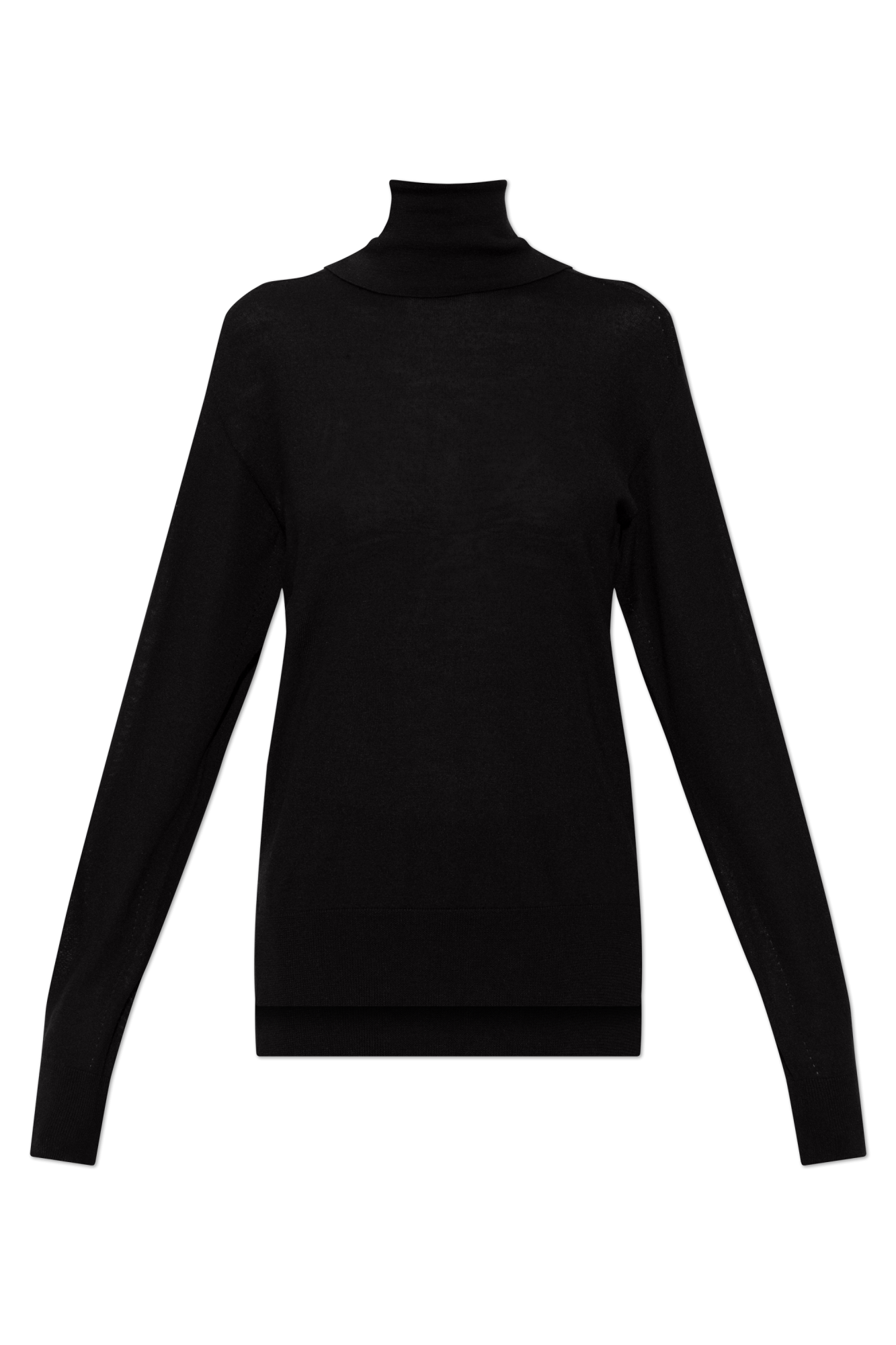 JIL SANDER Golf Z Rozcięciem Po Bokach, Kobiety, Czarny