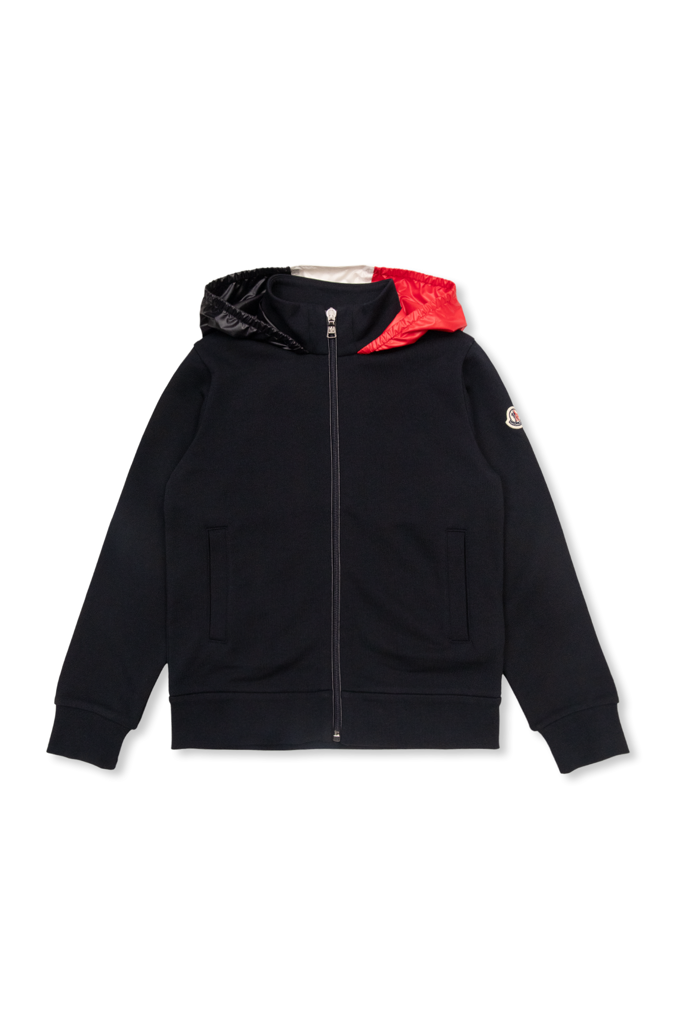 Moncler Enfant Bluza Z Kapturem, Unisex, Granatowy